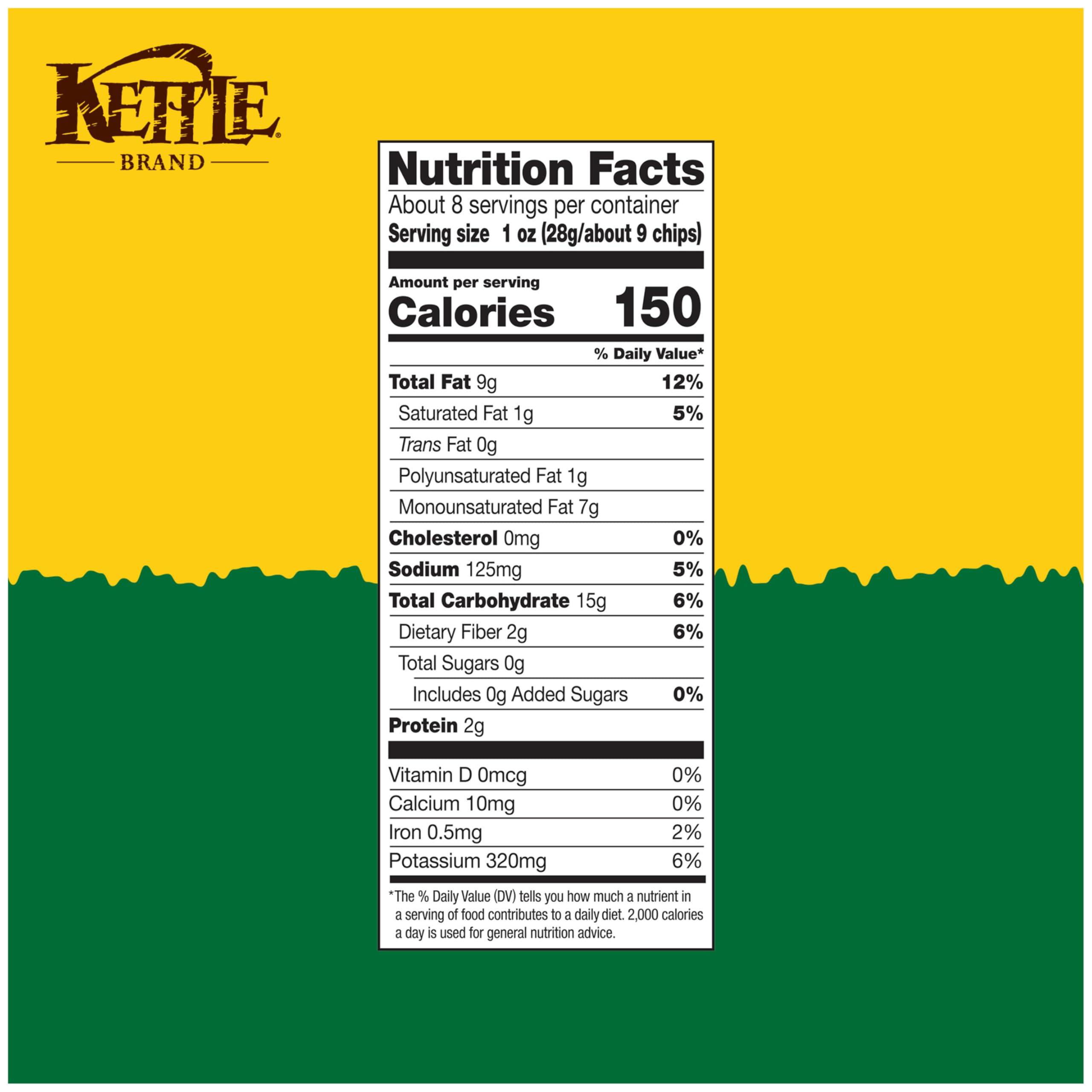 Kettle Brand Potato Chips Krinkle Cut Dill Pickle, 7.5 Oz - Image 2