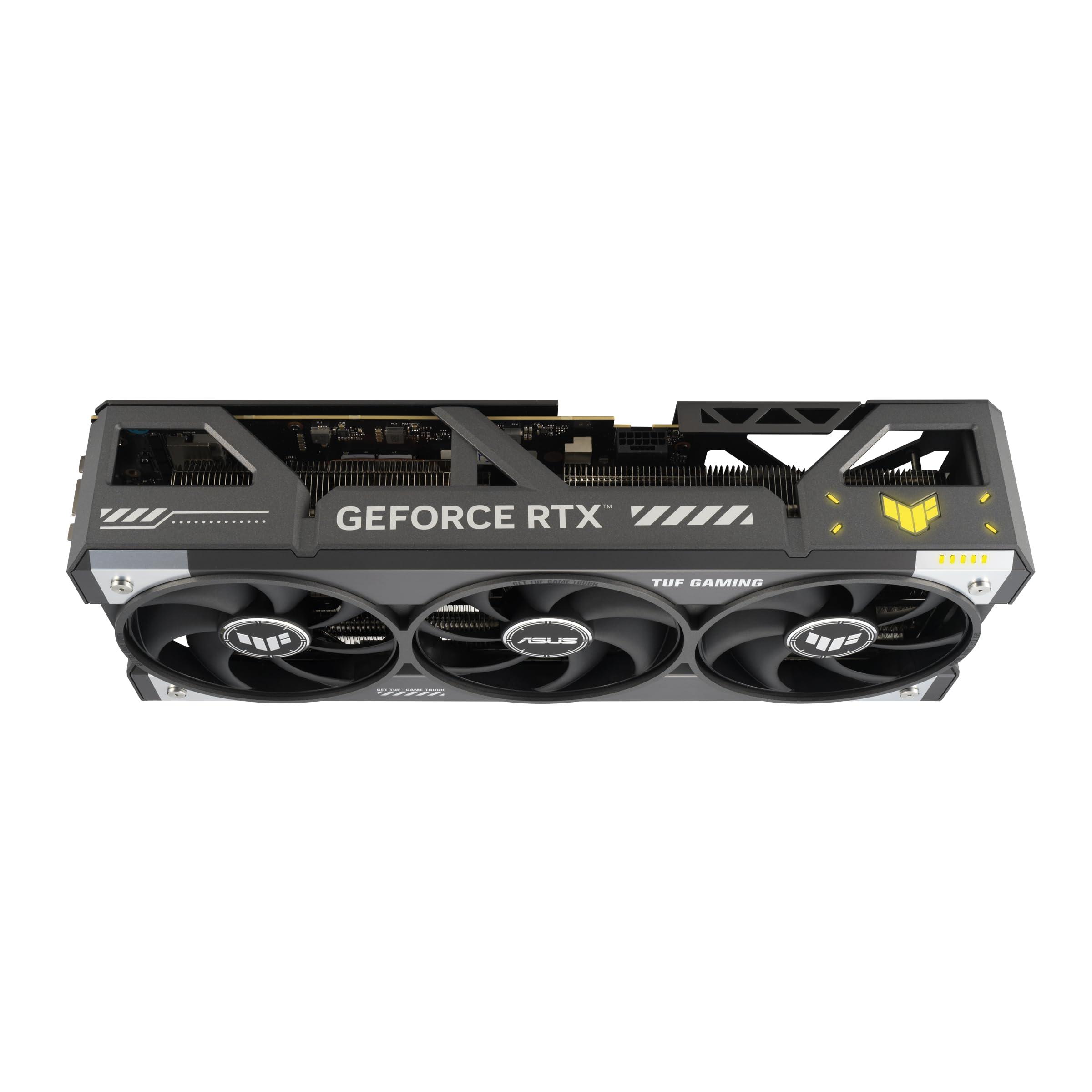 ASUS TUF Gaming GeForce RTX ™ 5080 16GB GDDR7 OC Edition Gaming Graphics Card (PCIe® 5.0, HDMI®/DP 2.1, 3.6-Slot, Military-Grade Components, Protective PCB Coating, axial-tech Fans, Vapor Chamber) - Image 10