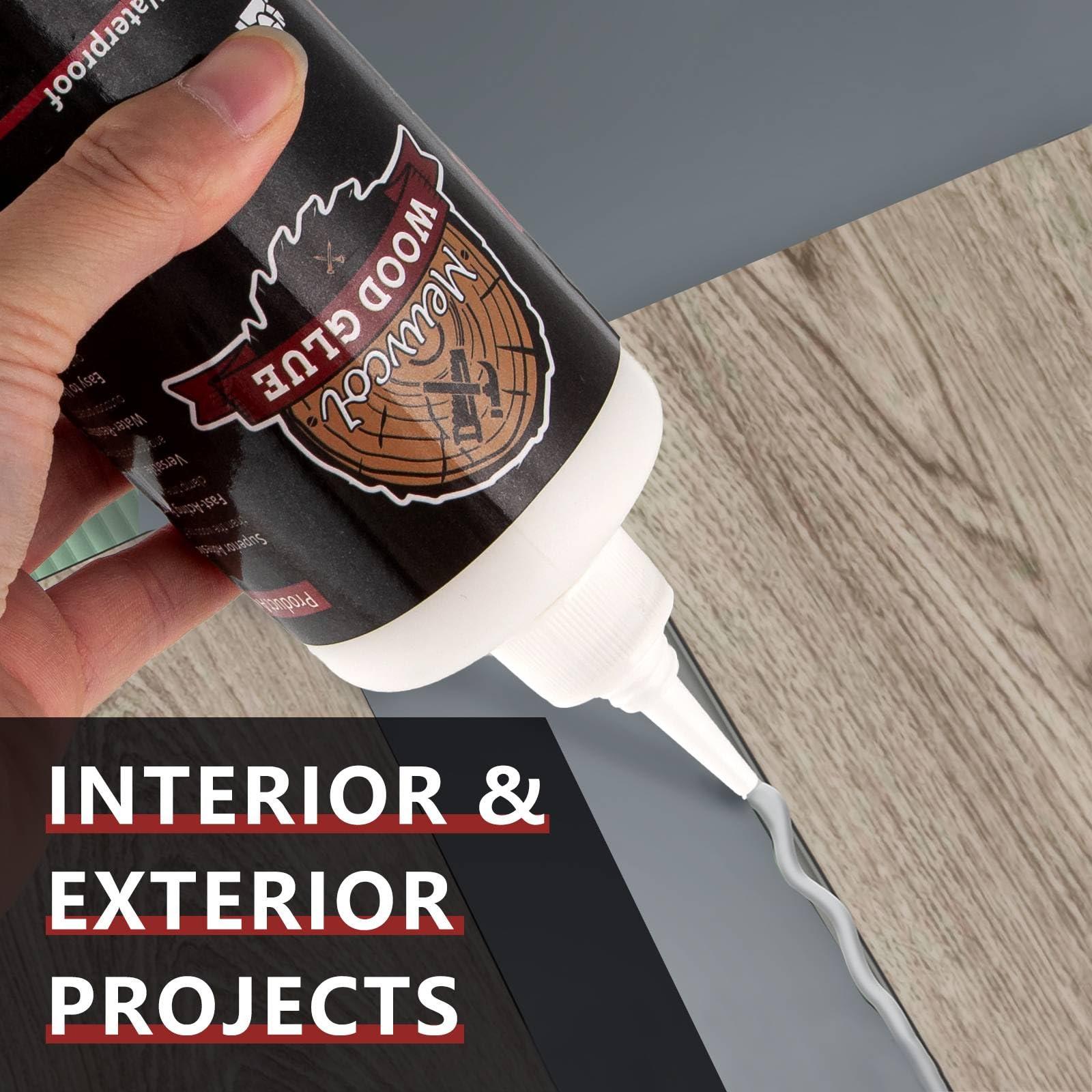 Wood Glue, Strongest Glue for Woodworking, Waterproof Clear Wood Glue for Furniture Heavy Duty, Interior & Exterior Furniture Glue for Crafts, Furniture, Baseboard, cabinets, Door (150g) - Image 4