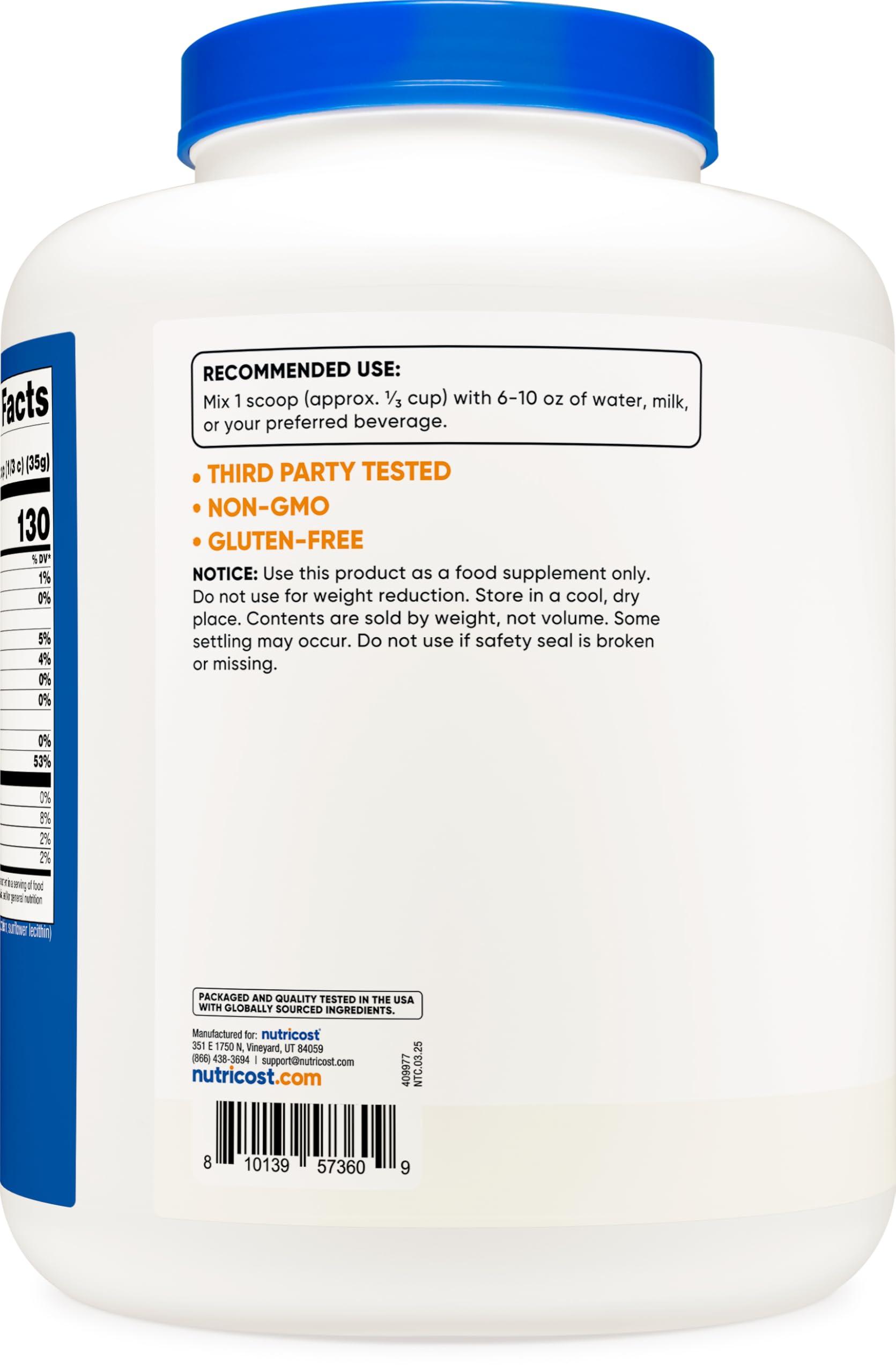 Nutricost Whey Protein Isolate (Unflavored) 5LBS - Image 4