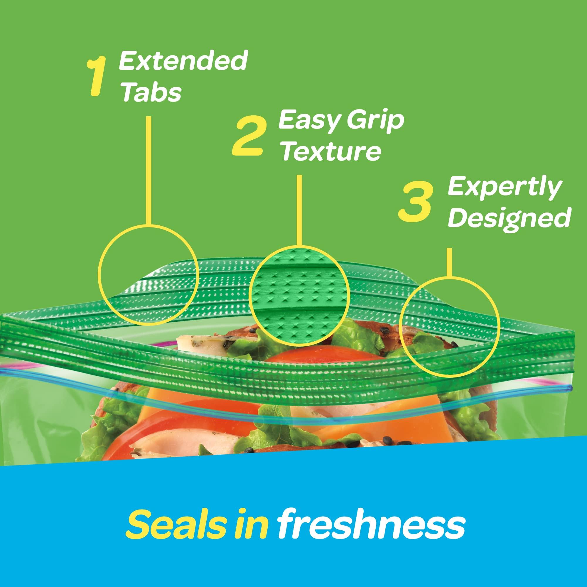 Ziploc Sandwich Bags with Pixar Designs, Plastic Storage Bags with Grip 'N Seal Technology, 66 Bags Total - Image 4