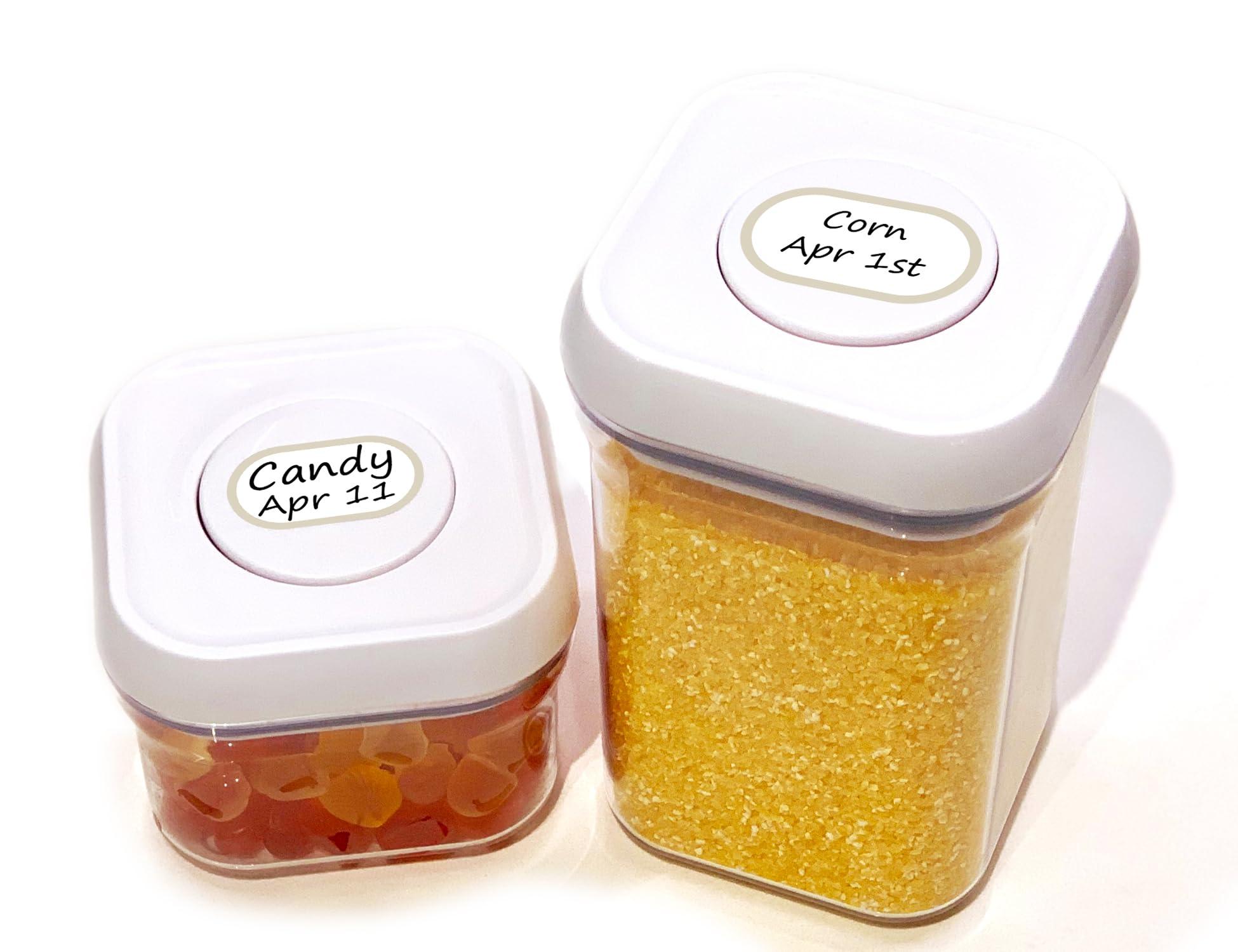 Waterproof Kitchen Labels for OXO POP Food Storage Containers and Home Organization, Pack of 64 - Image 8
