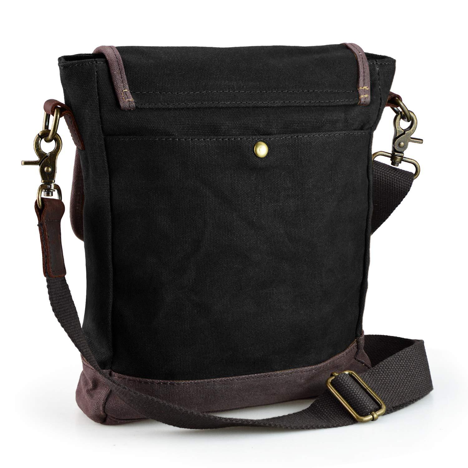 SHANGRI-LA Messenger Bag for Men and Women Canvas Purse Crossbody Shoulder Bag Casual Sling Pack - Image 2