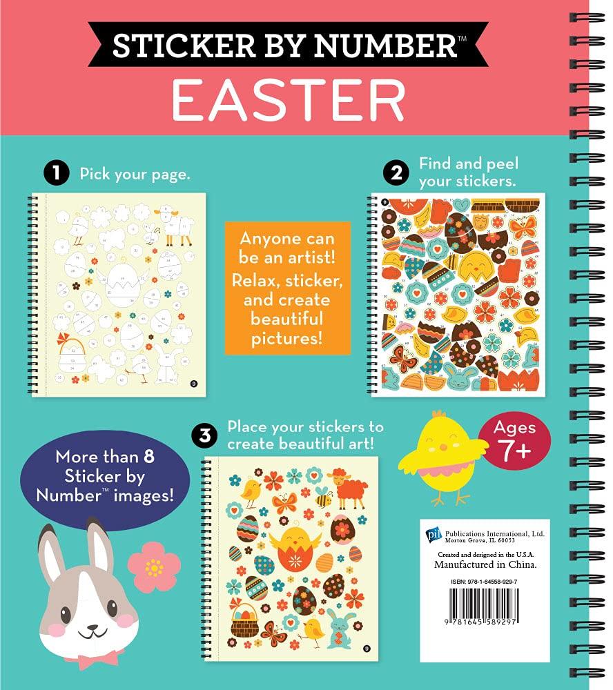 Brain Games - Sticker by Number: Easter - Image 2