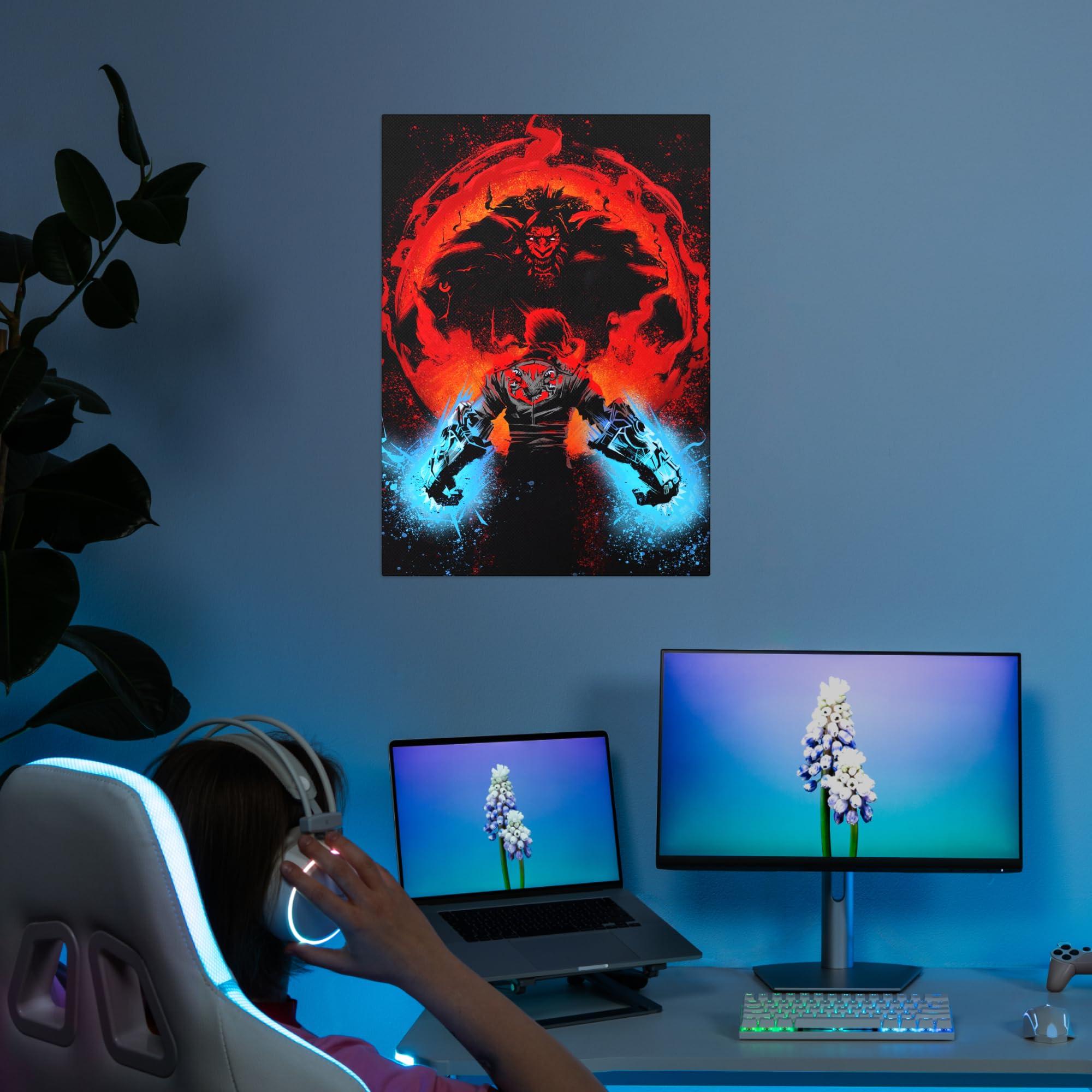 Displate Official Arcane Metal Poster Magnetic Mounting Included Licensed Artwork Modern Wall Decor Mercy Poster 17.7" x 12.6" - Image 7