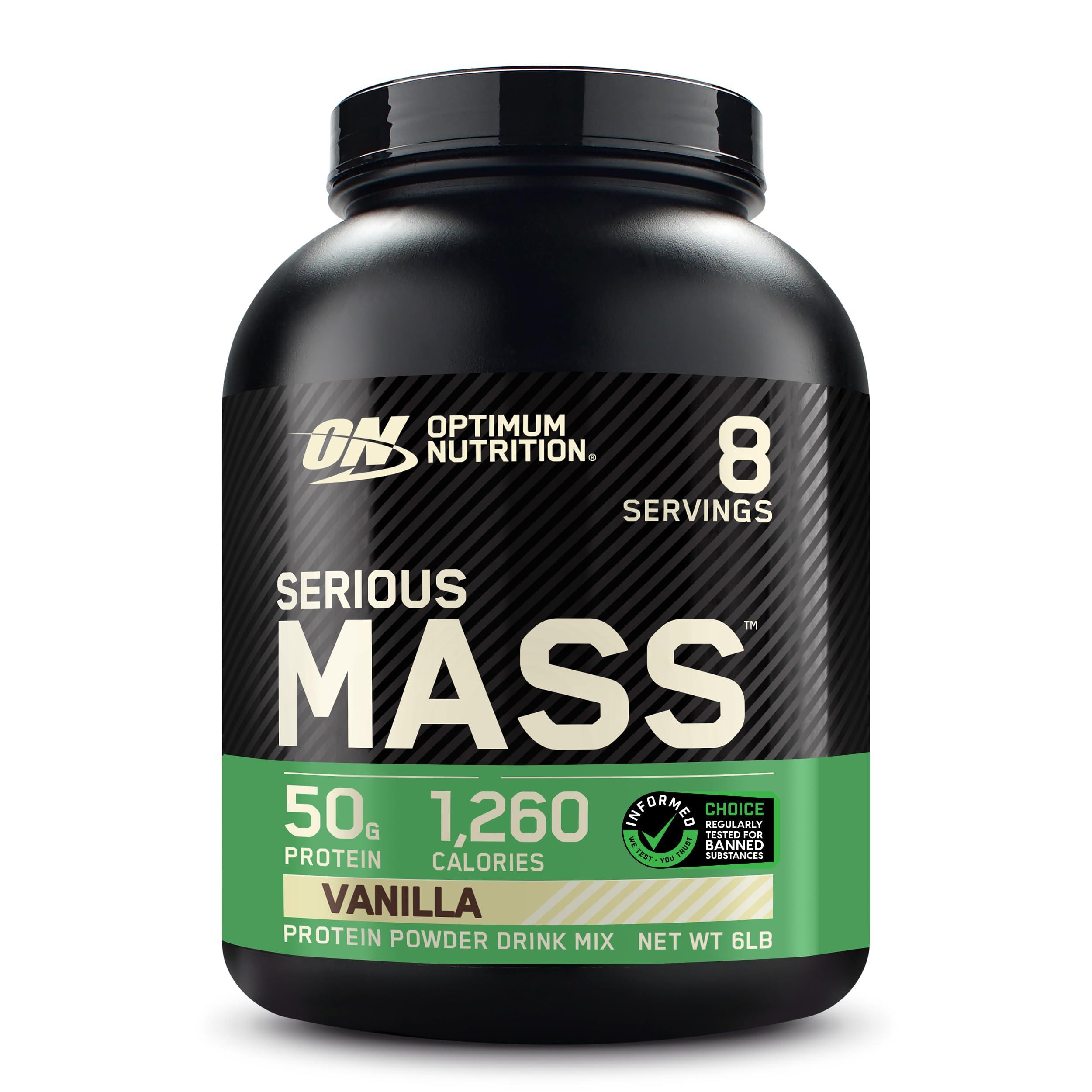 Optimum Nutrition Serious Mass, Weight Gainer Protein Powder with Creatine
