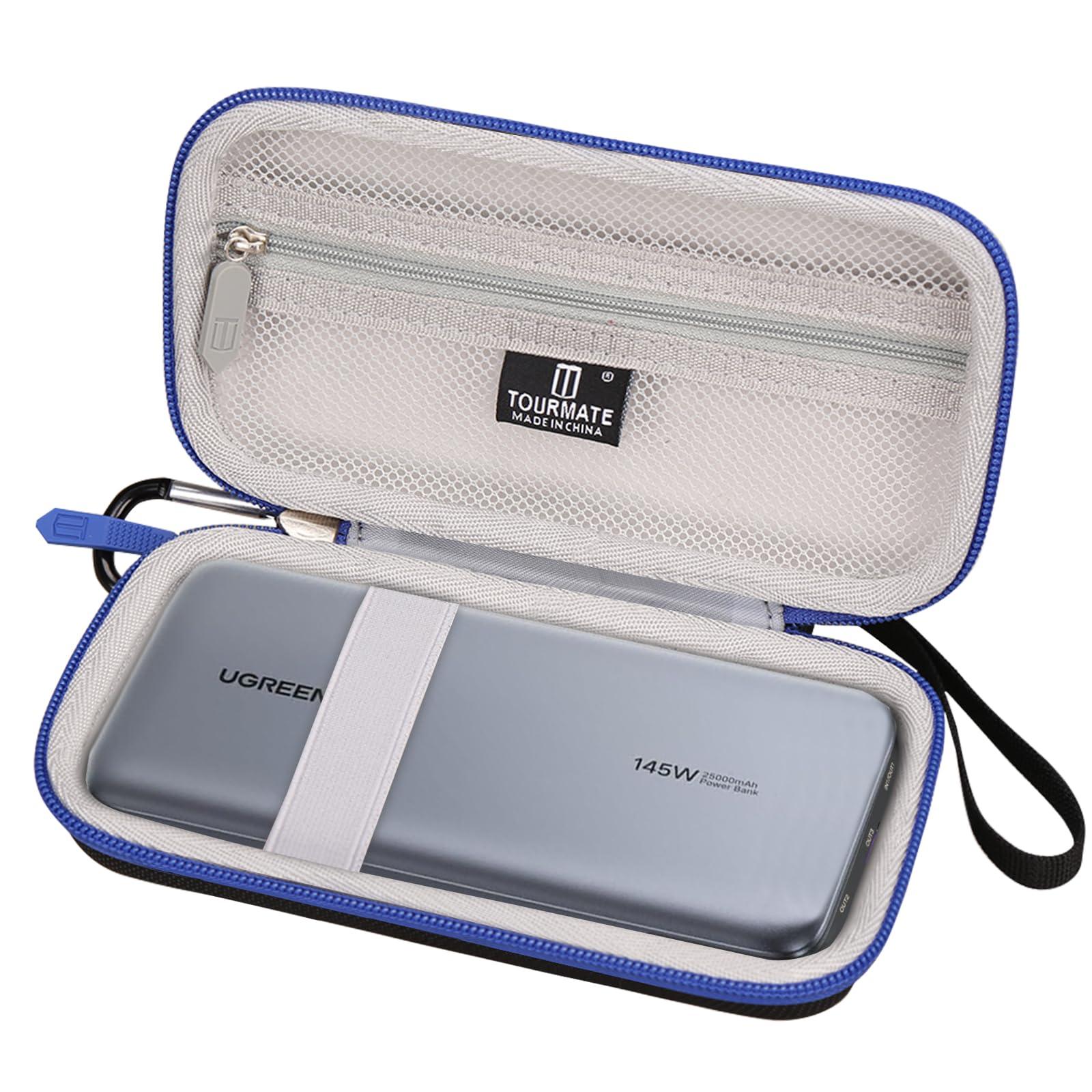 Tourmate Hard Case for UGREEN 20000mAh 100W - Portable Charger Case, Black, Waterproof, Shockproof, Travel, Outdoor Activities