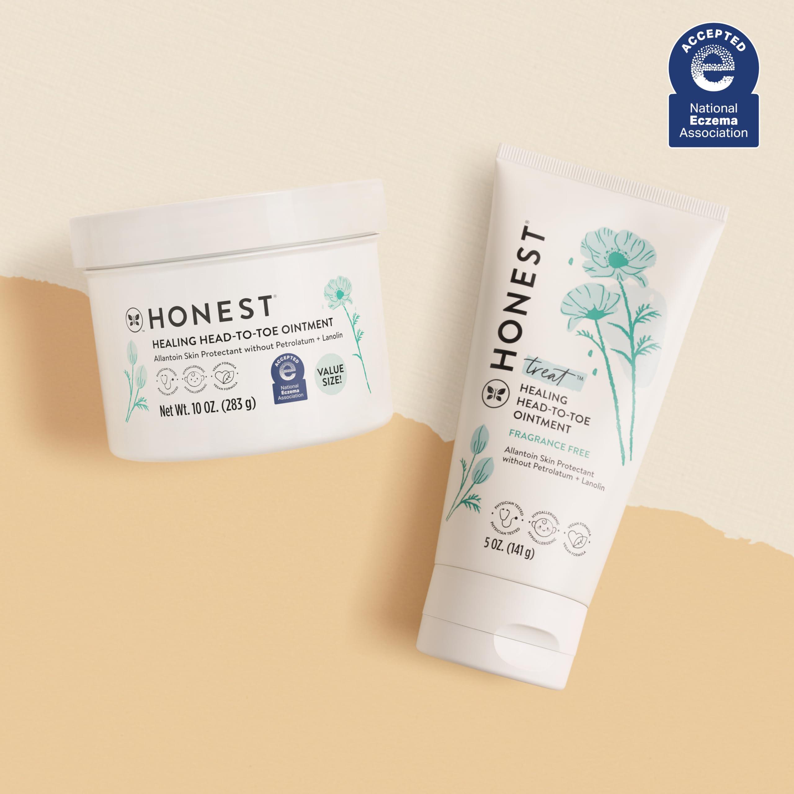 The Honest Company Head to Toe Multi-Purpose Healing Ointment | Safe for Sensitive Skin | Hypoallergenic, Fragrance Free, Vegan | Value Size, 10 oz - Image 7