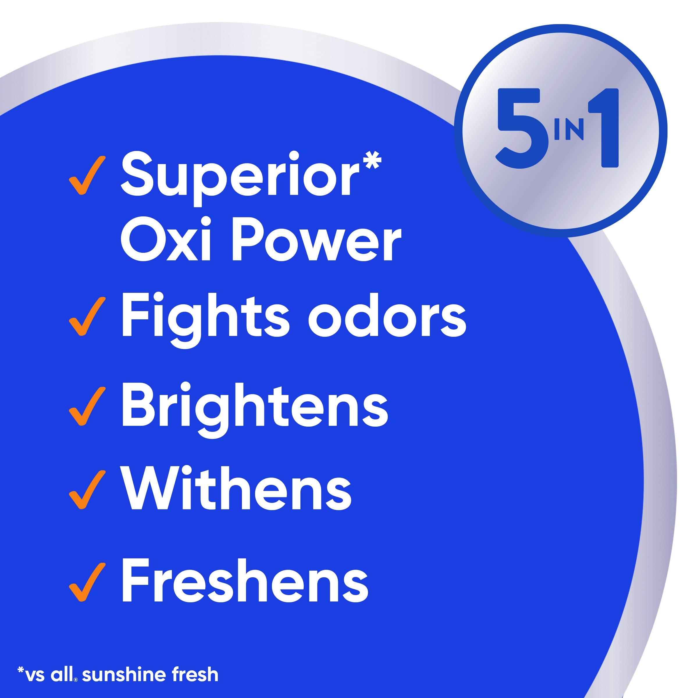 all fresh clean, OXI + Odor Lifter, MIGHTY PACS Laundry Detergent Pacs, 60 Count - Image 5