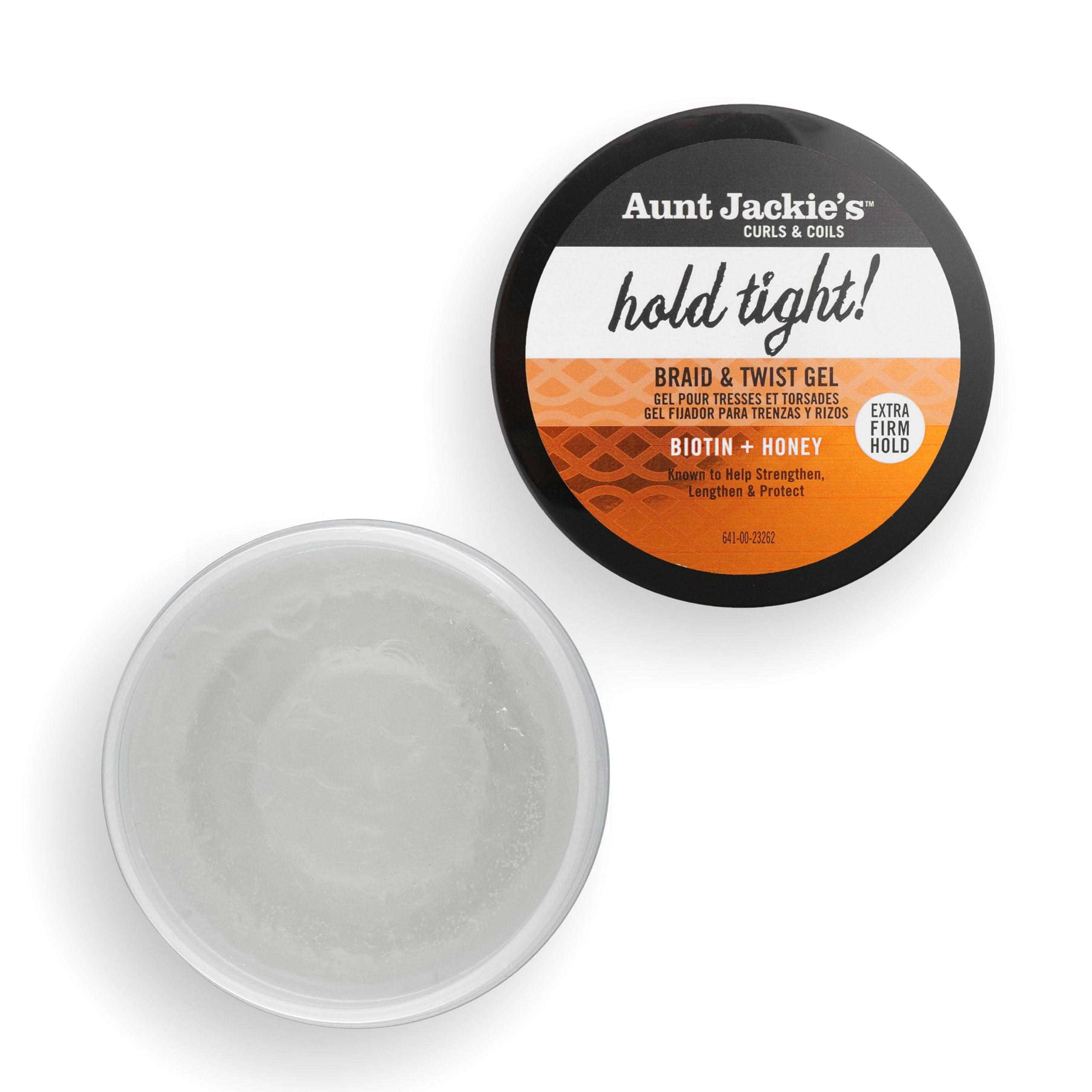 Aunt Jackie's Award-Winning Braid + Twist Collection Hold Tight Braid & Twist Gel with Extra Firm Hold, 7.5oz - Image 3