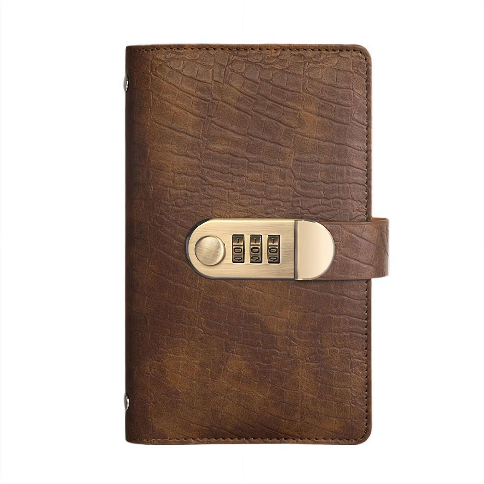 GINTBN 100 Envelopes Money Saving Challenge Book with Password Lock,7"×4.2" Savings Challenges Book Budget Planner with Cash Envelopes