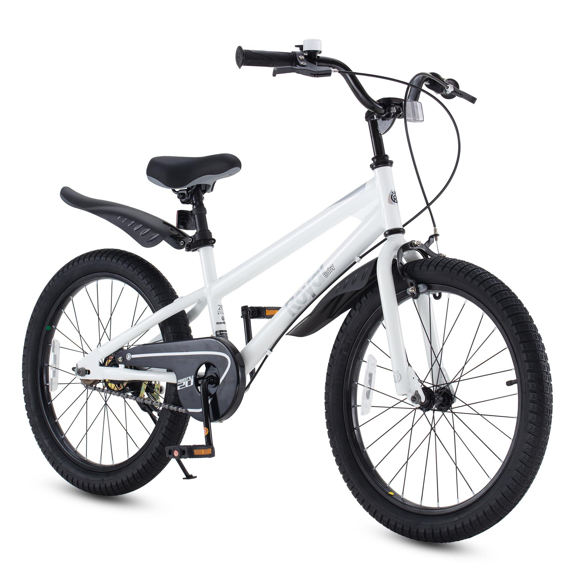 RoyalBaby Kids Bike EZ Balance to Pedal Dual Handbrake Toddlers Boys Girls Bicycle 12-20 Inch for Age 3-10 Years