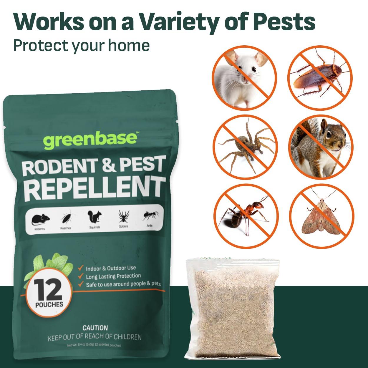 Rodent Repellent, Mouse Repellent Pouches, Mice Repellent Indoor, Rat Repellent for House, Extra-Strength Peppermint to Repel Mice and Rats, Mouse Deterrent Outdoor, Keep Mice Out of Camper - 12 Pack - Image 3