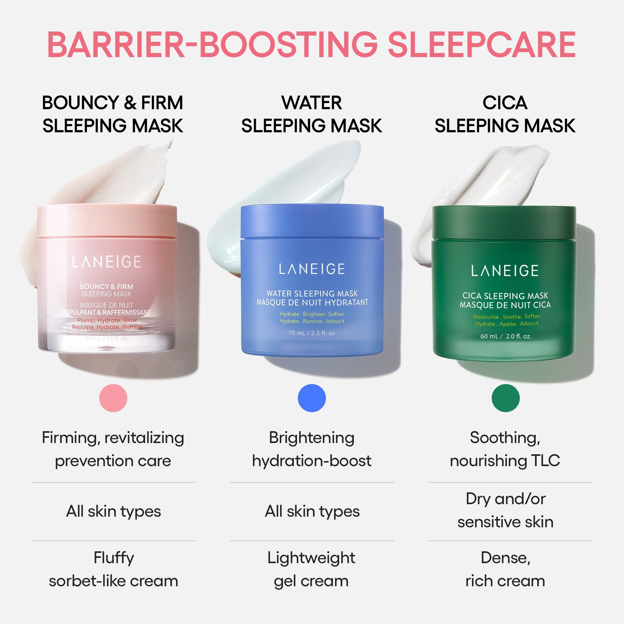 LANEIGE Water Sleeping Mask: Korean Overnight Mask, Squalane, Probiotic-Derived Complex, Hydrate, Barrier-Boosting, Visibly Smooth and Brighten - Image 5