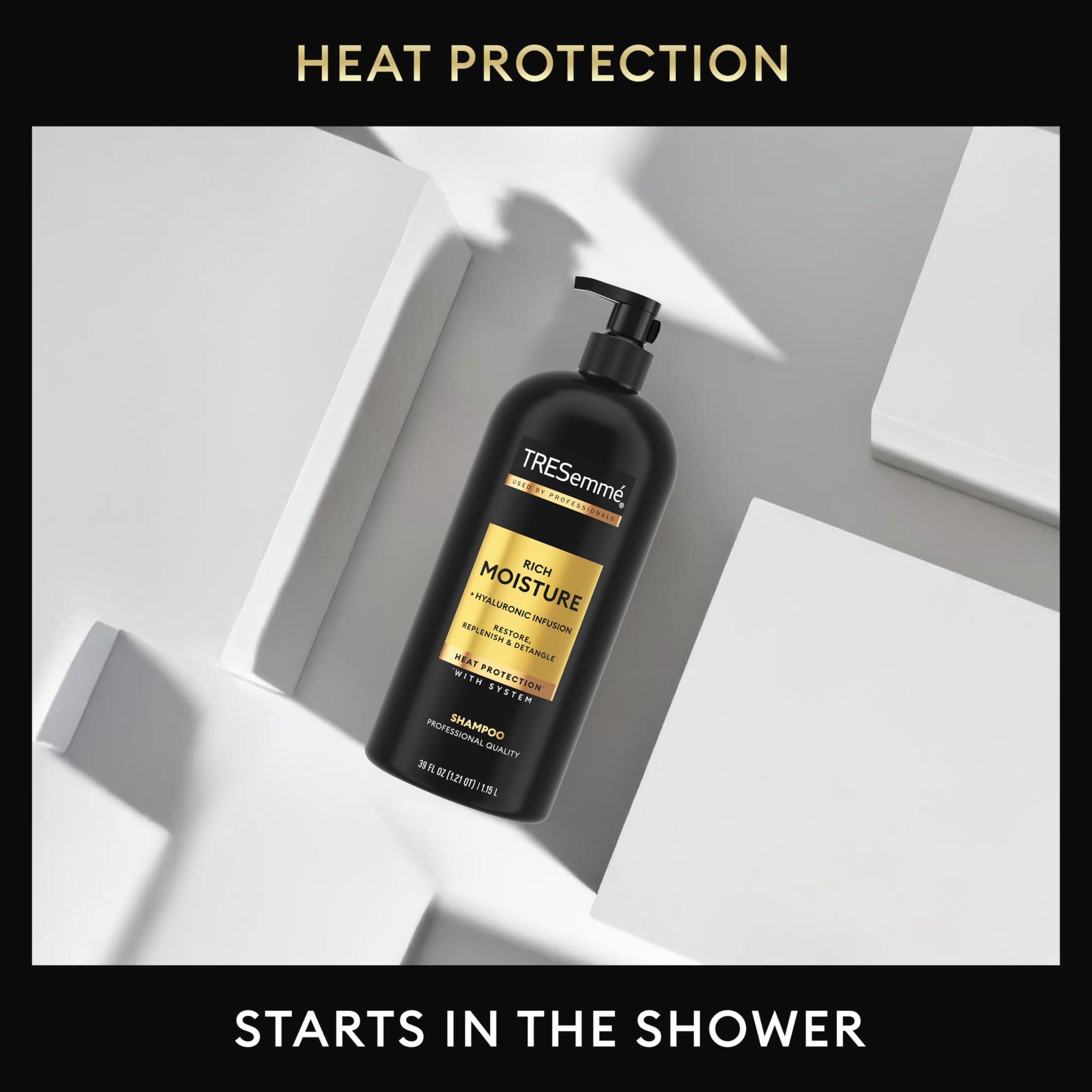 TRESemmé Rich Moisture Hydrating Shampoo with Pump for Dry Hair Formulated With Pro Style Technology 39 Fl Oz - Image 4