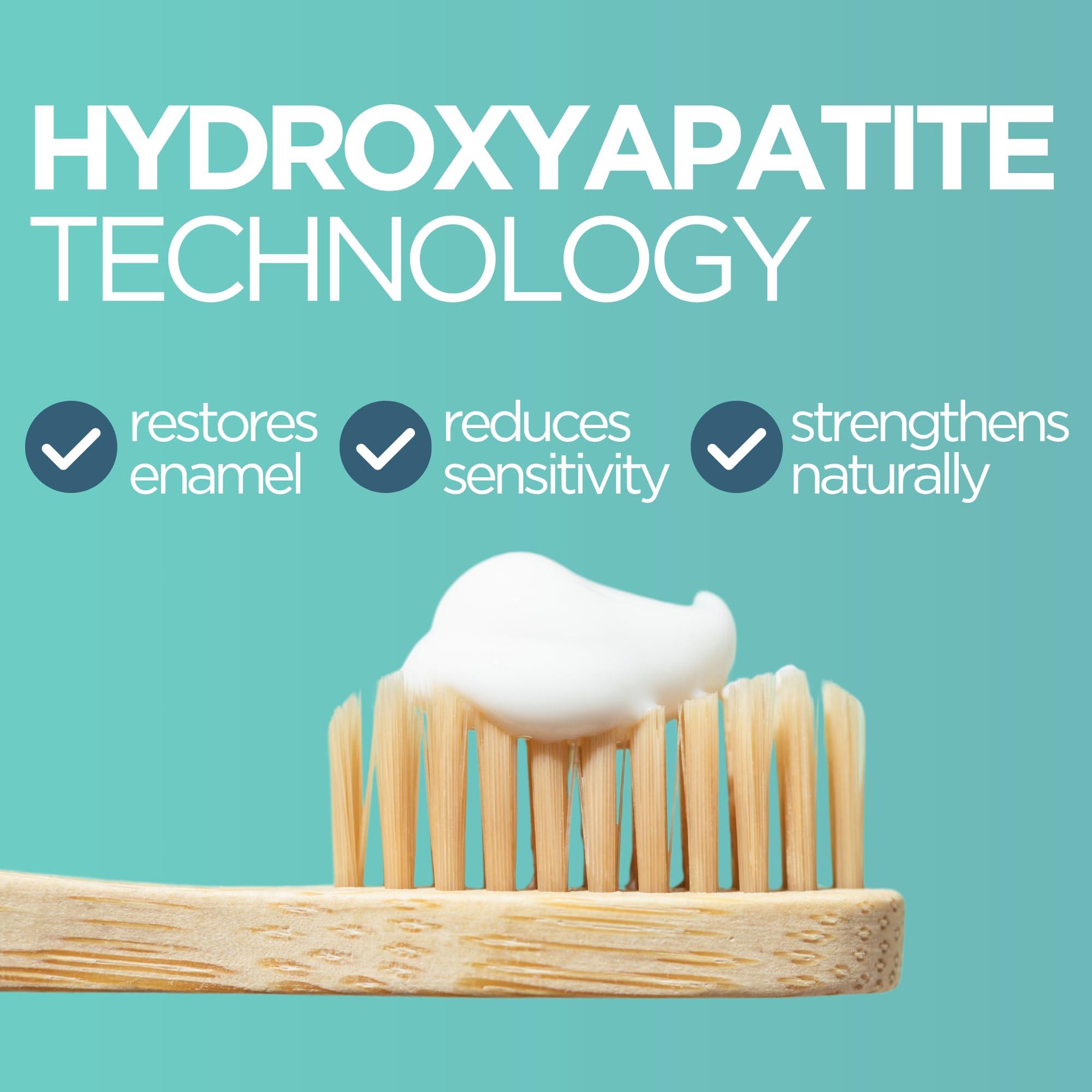 Wellnesse Whitening Hydroxyapatite Toothpaste with Xylitol, Natural Fluoride-Free Teeth Whitening Toothpaste for Adults, Strengthens Enamel, Supports Gum Health, Fresh Mint Flavor, 4 oz (Pack of 1) - Image 4