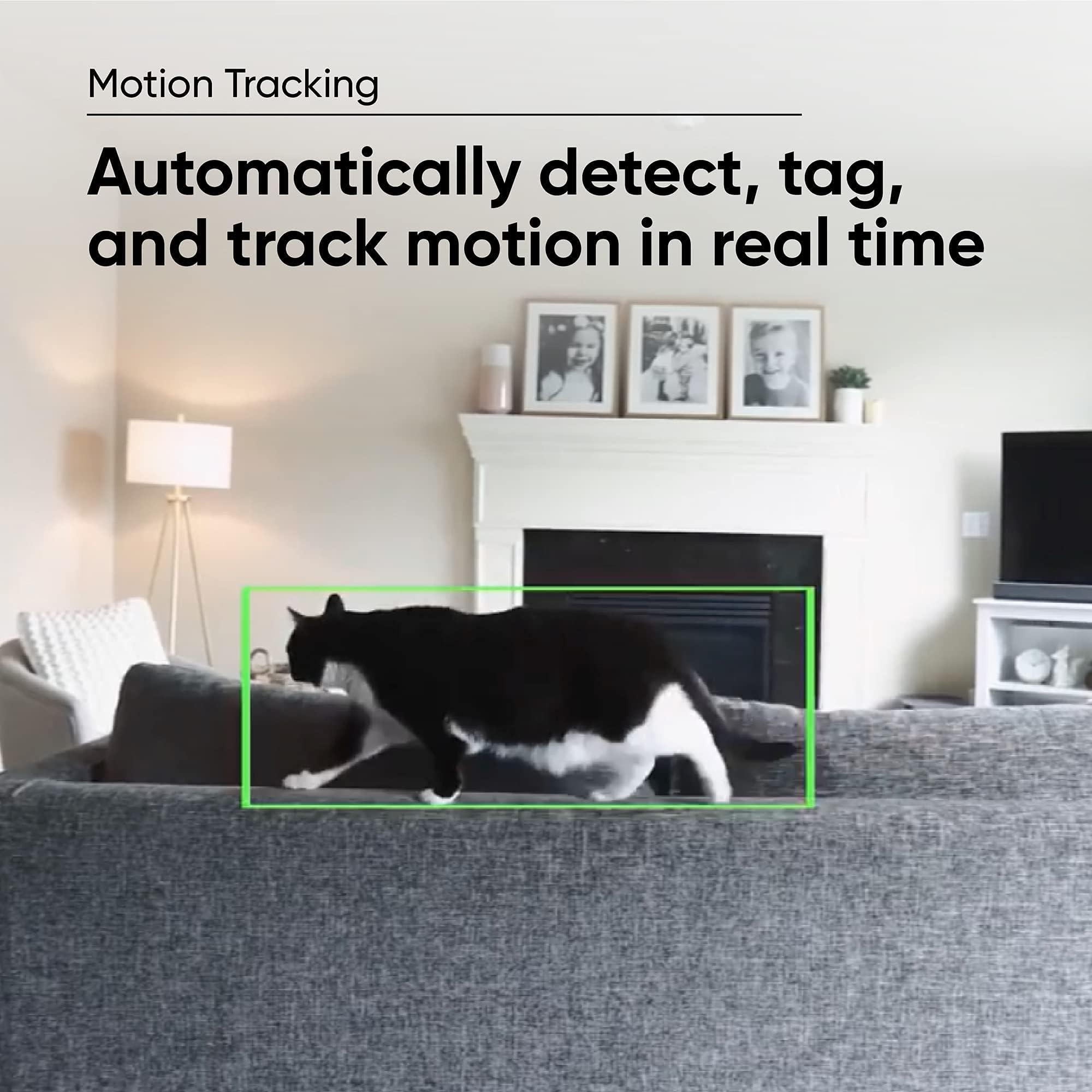 Wyze Cam Pan v2, Pan/Tilt/Zoom Indoor Wi-Fi Smart Home Security Camera with 1080p Color Night Vision, Motion and Sound Detection for Baby & Pet, Compatible with Alexa & Google Assistant, White - Image 4