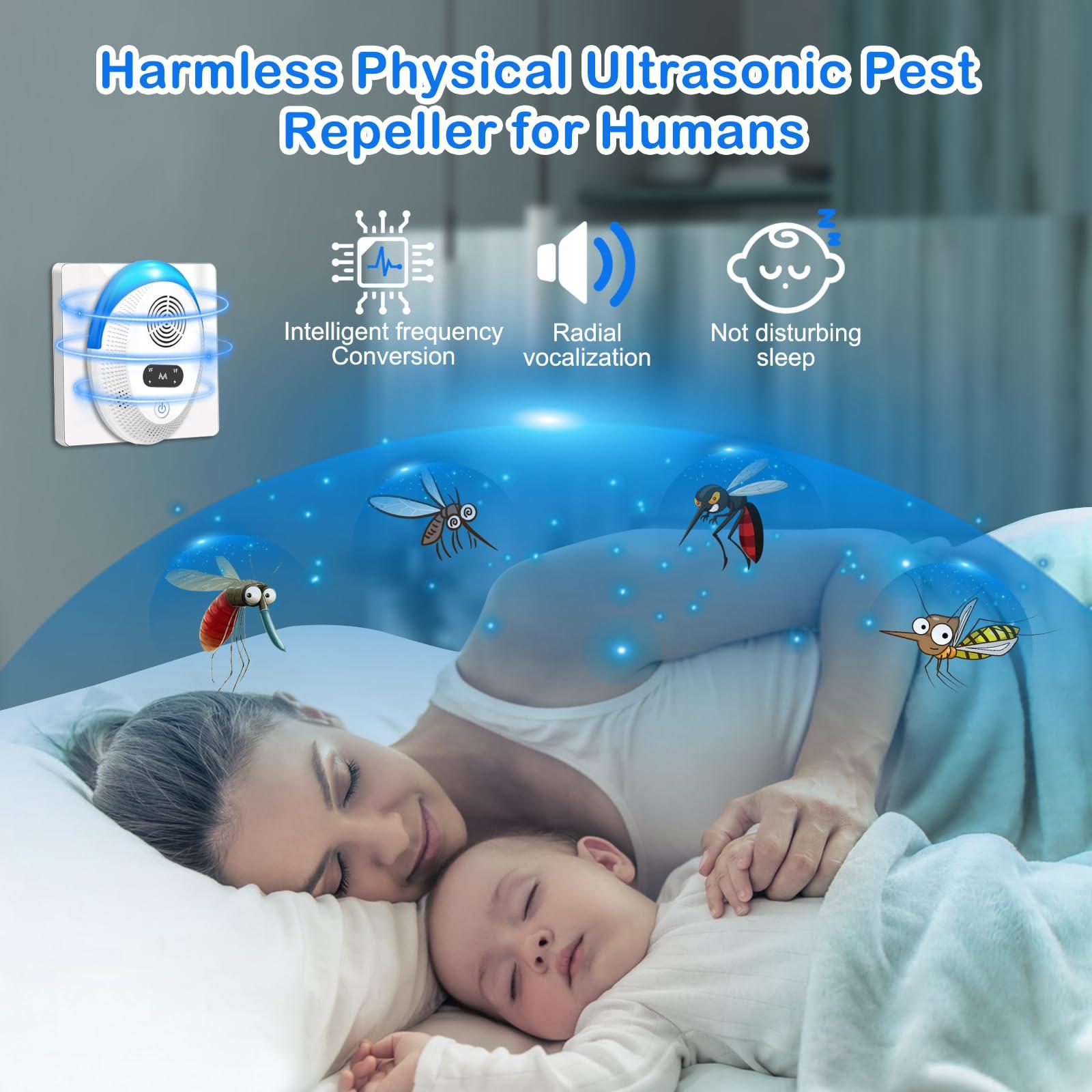 Seozio Ultrasonic Pest Repeller Indoor, Mouse Repellent, Pest Control, Pest Repellent for Home,Kitchen, Office, Warehouse, Hotel 6 Packs - Image 3