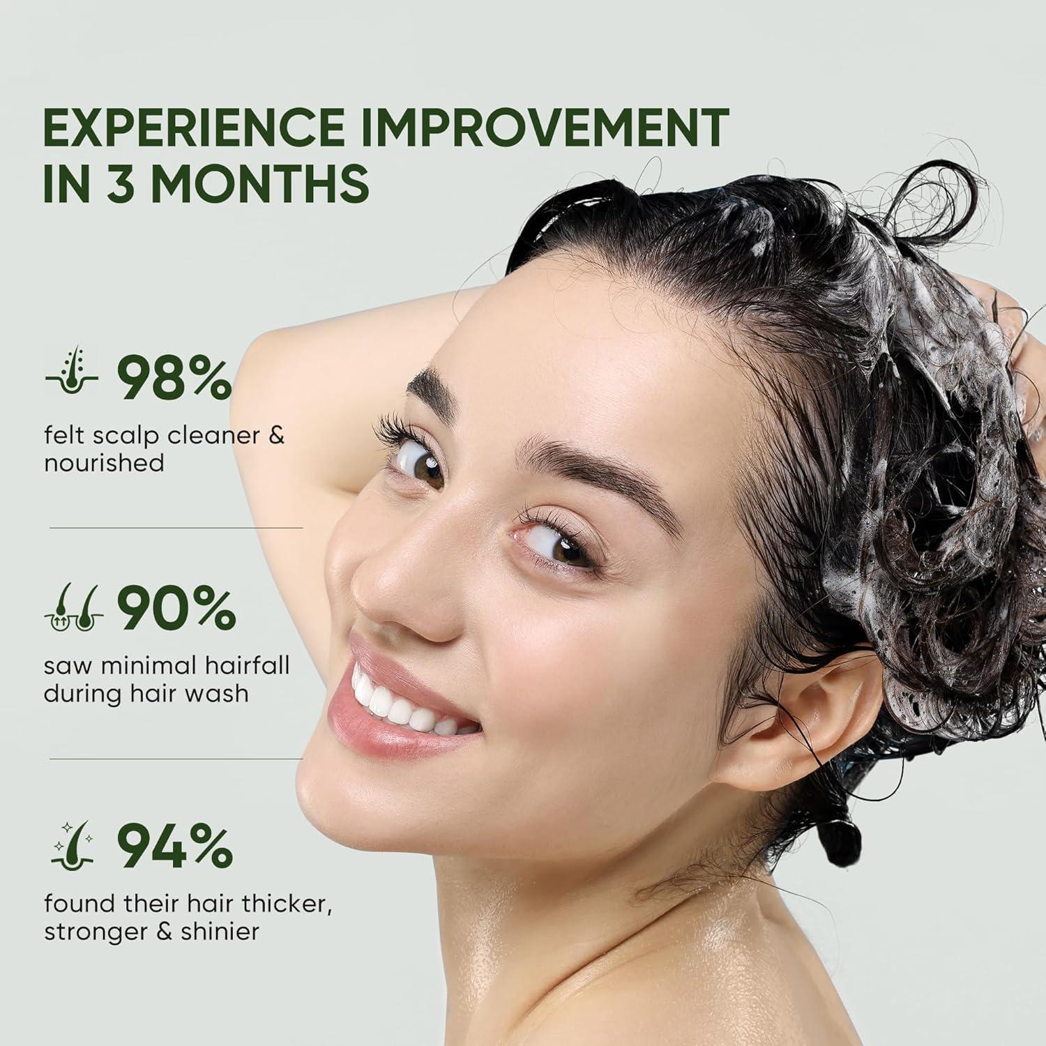 Svvimer Rosemary Hair Growth Shampoo - Thickening Shampoo with Biotin Tea Tree Oil Mint for Hair Loss and Thinning Hair - for Women and Men 11.8 Fl Oz (Pack of 1) - Image 4