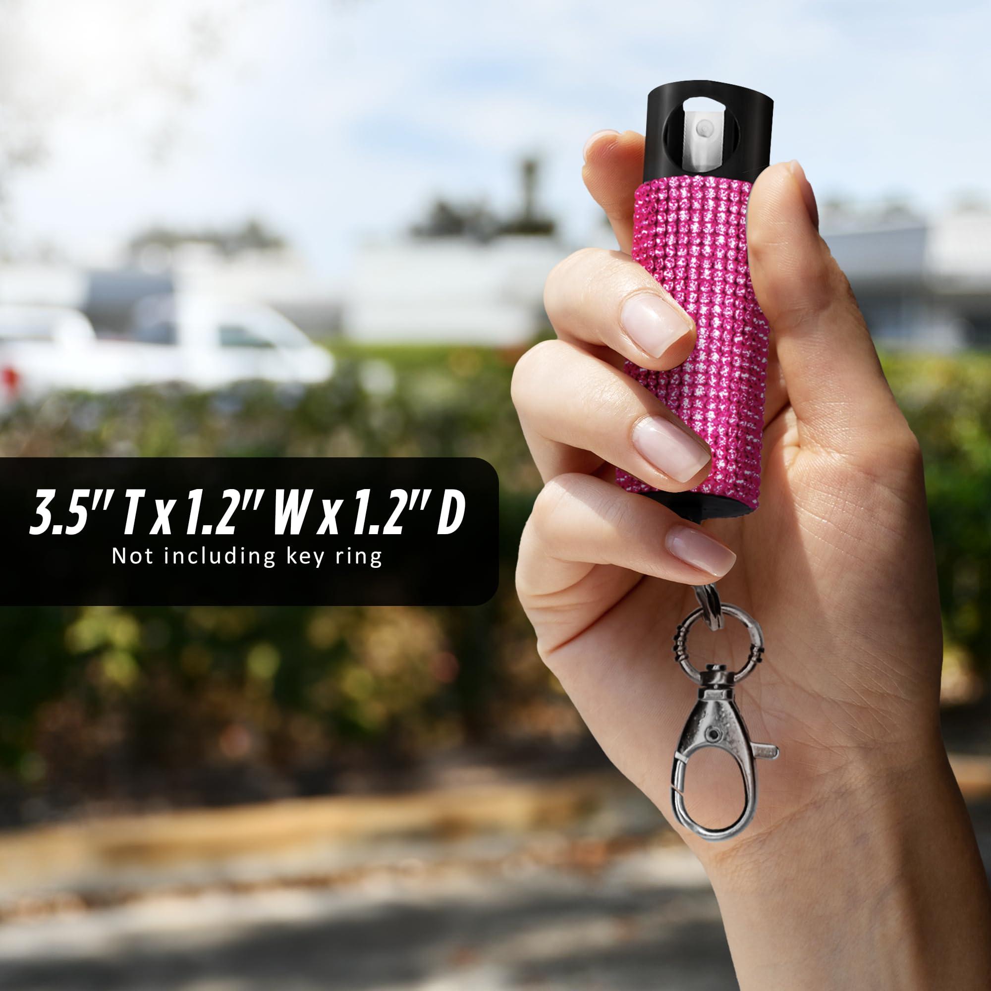 Guard Dog Security Pepper Spray and Stun Gun Flashlight, Rechargeable, Self-Defense Keychain for Women, Pepper Spray Stun Gun Combo, Personal Security Value Set, Rechargeable Flashlight, 0.5 fl oz - Image 3
