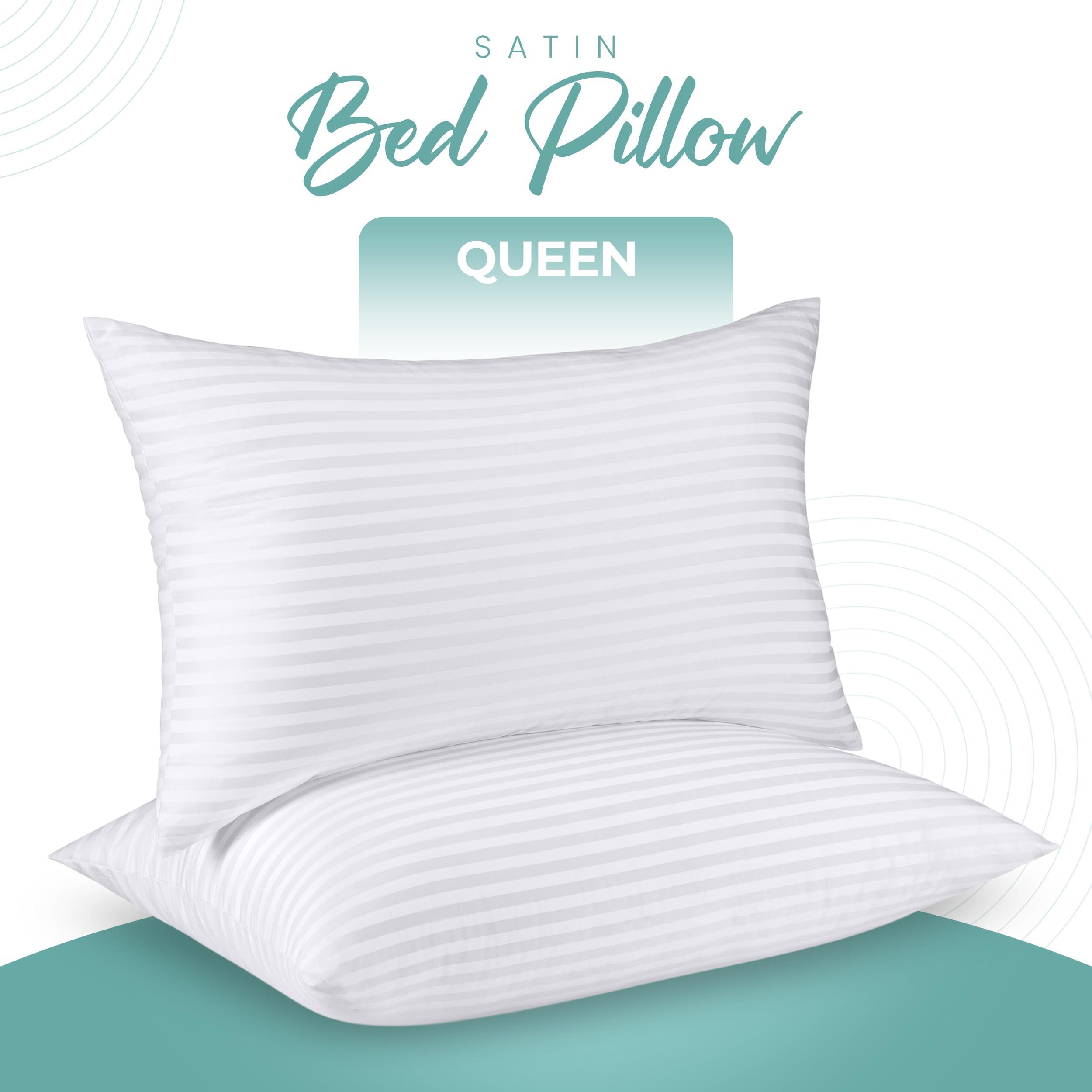 Utopia Bedding Pillows Queen Size Set of 2 (White),Hotel Pillows, Cooling Pillow for Side, Back or Stomach Sleepers - Image 3