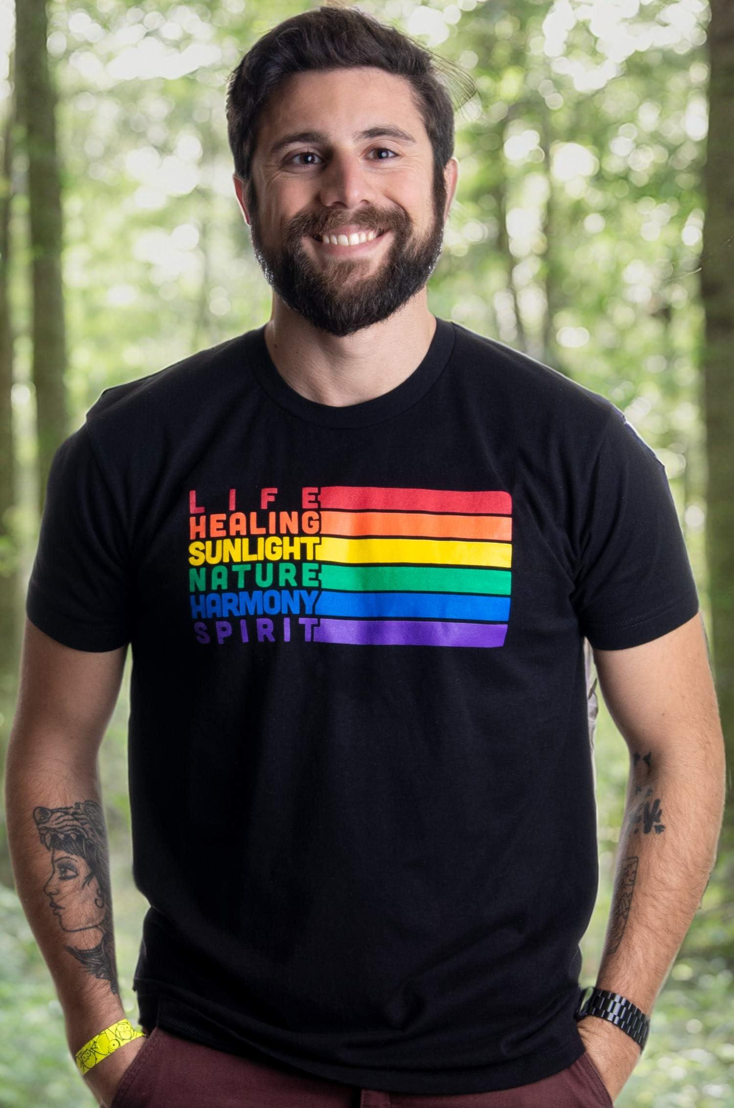 Pride Flag Meaning | Lesbian Gay Bisexual Transgender LGBTQ Men Women T-Shirt - Image 7