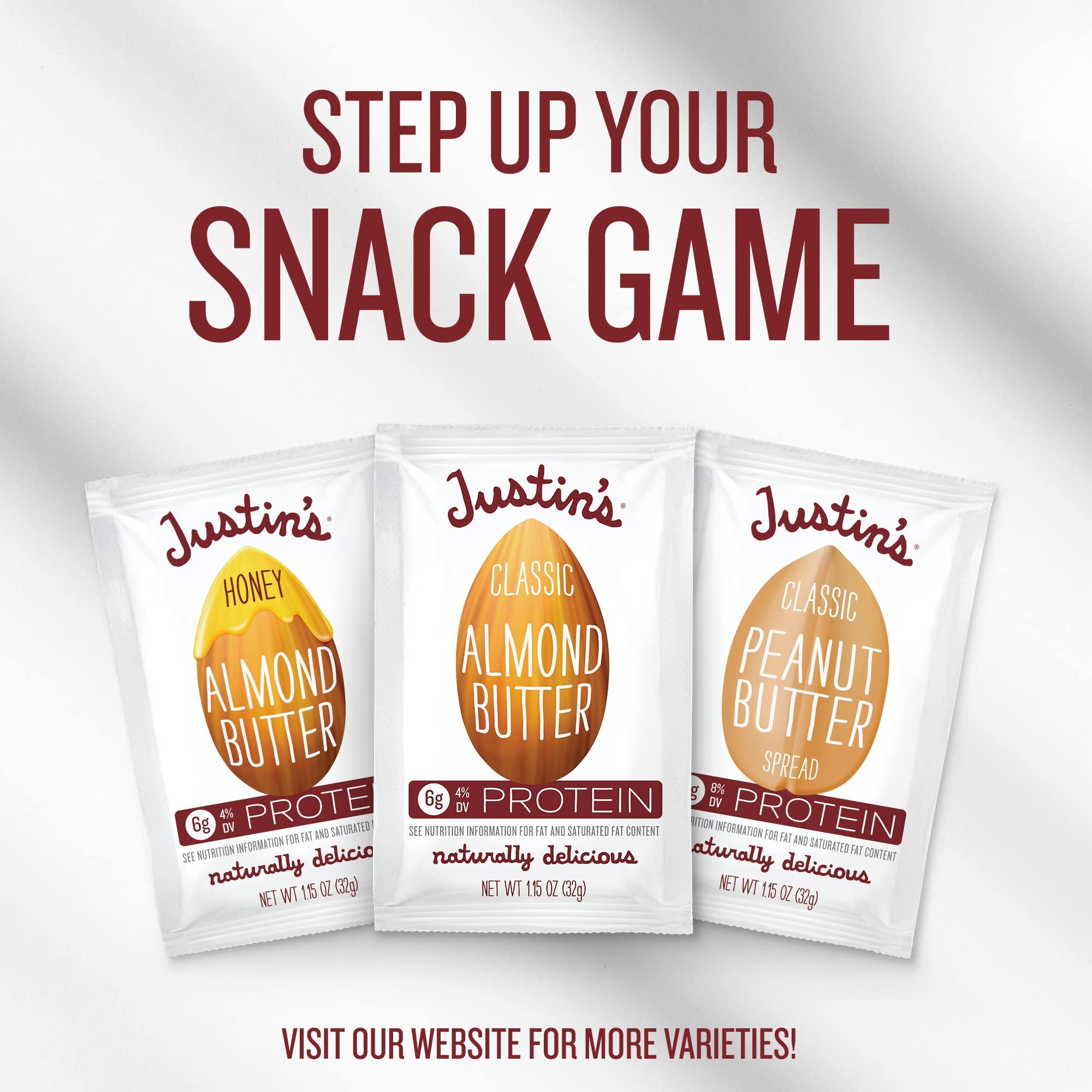 JUSTIN'S Classic Gluten-Free Almond Butter Squeeze Packs, 1.15 Ounce (Pack of 10) - Image 7