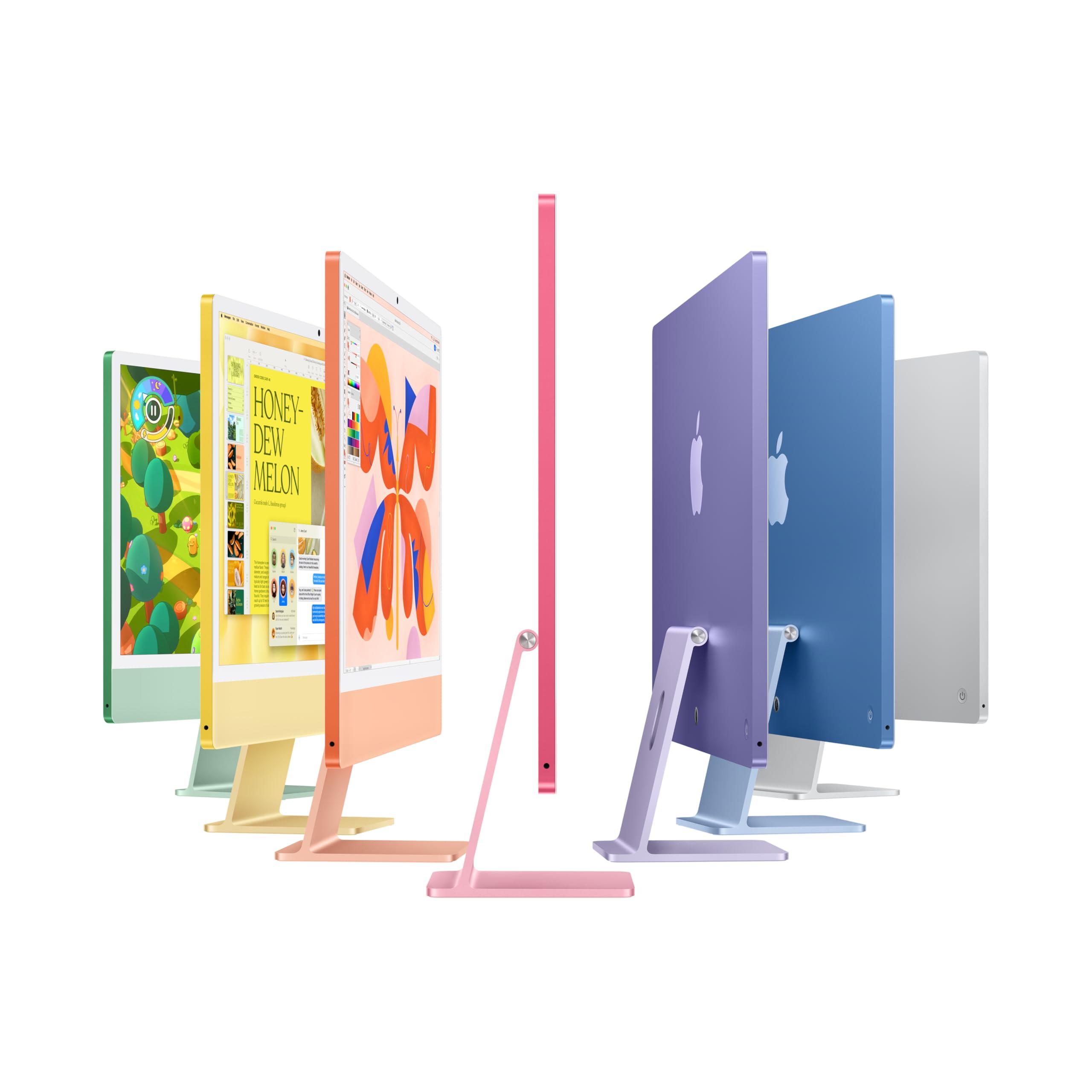Apple 2024 iMac All-in-One Desktop Computer with M4 chip with 8-core CPU and 8-core GPU: Built for Apple Intelligence, 24-inch Retina Display, 16GB Unified Memory, 256GB SSD Storage; Blue - Image 2