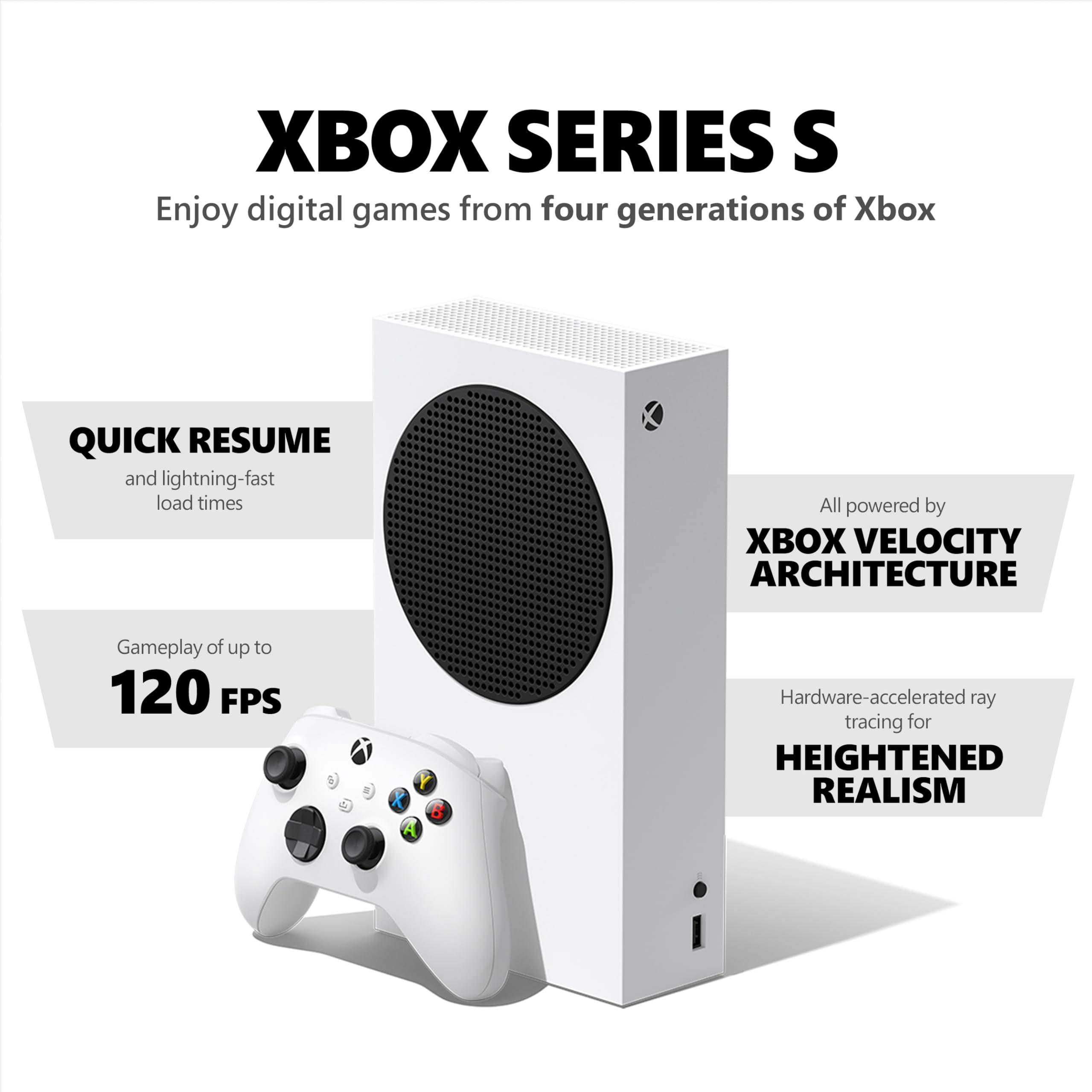 Xbox Series S Starter Bundle - Includes hundreds of games with Game Pass Ultimate 3 Month Membership - 512GB SSD All-Digital Gaming Console - Image 2