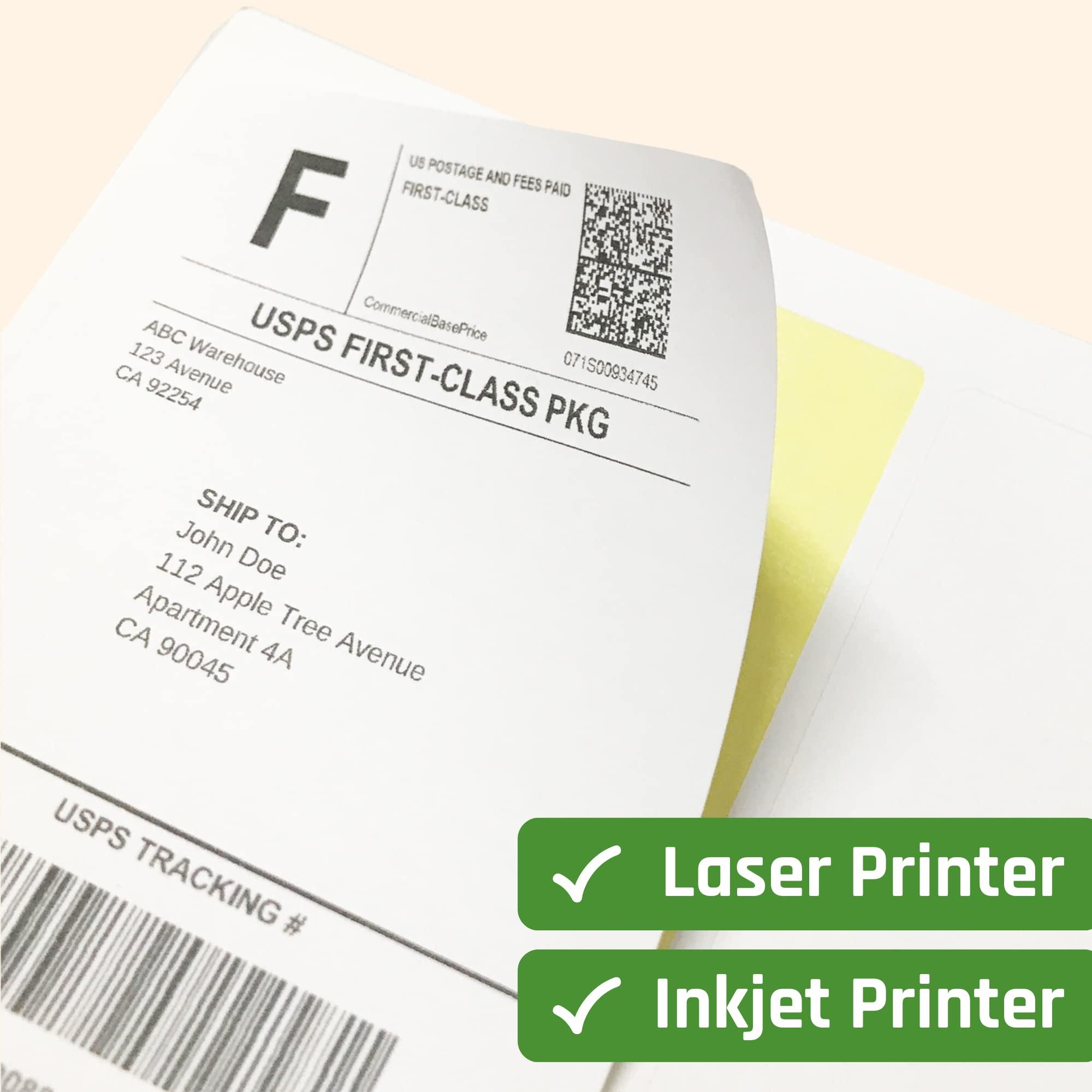 (2" x 4") 30 Sheets, Printable White Sticker Labels, Laser/Inkjet Printing - Matte, 10 per Page - Image 4