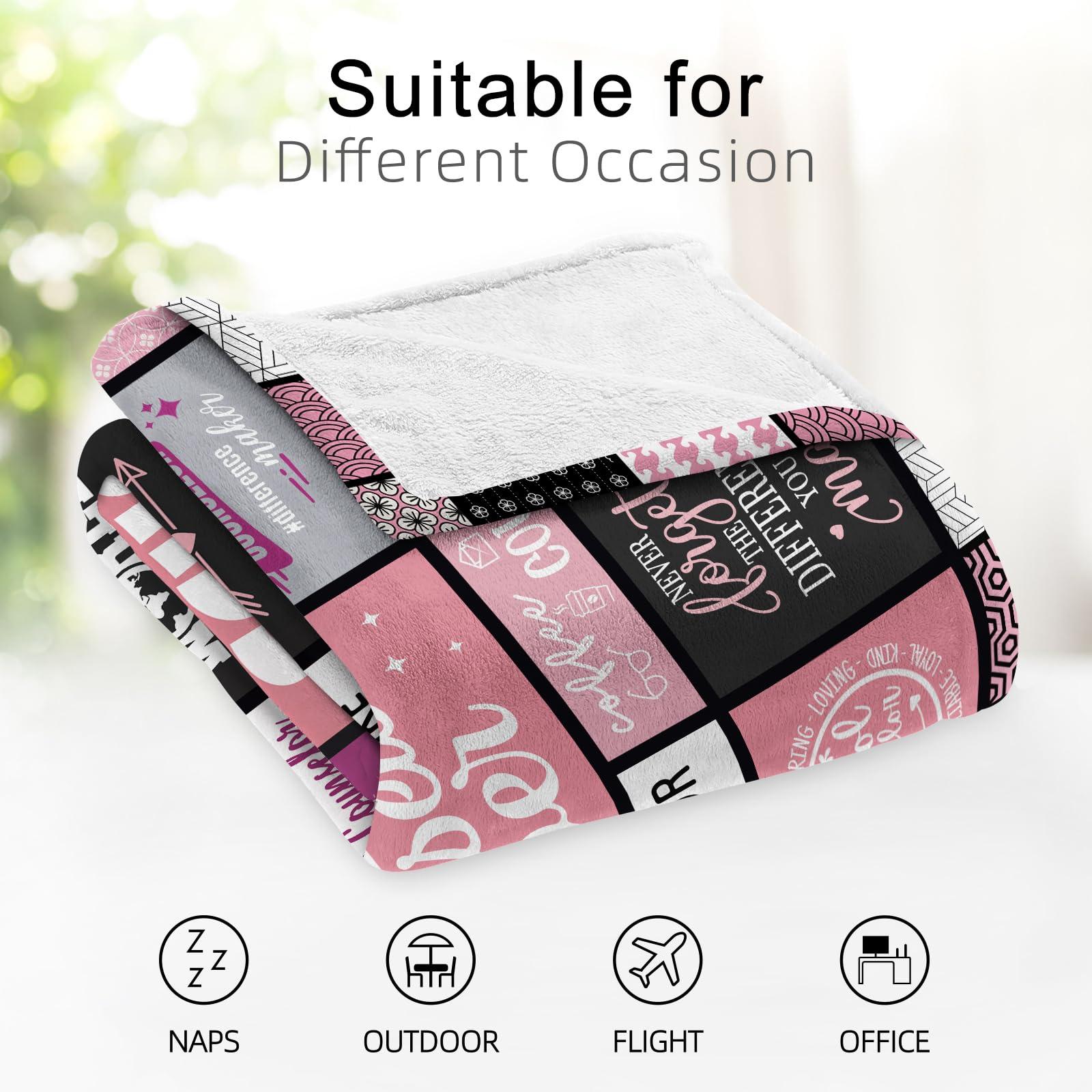 Fluxflix School Counselor Gifts for Women Blanket 60"X50", School Counselor Appreciation Gifts, Guidance Counselor Gifts for Women, Elementary/Middle/High School Counselor Office Must Haves - Image 7