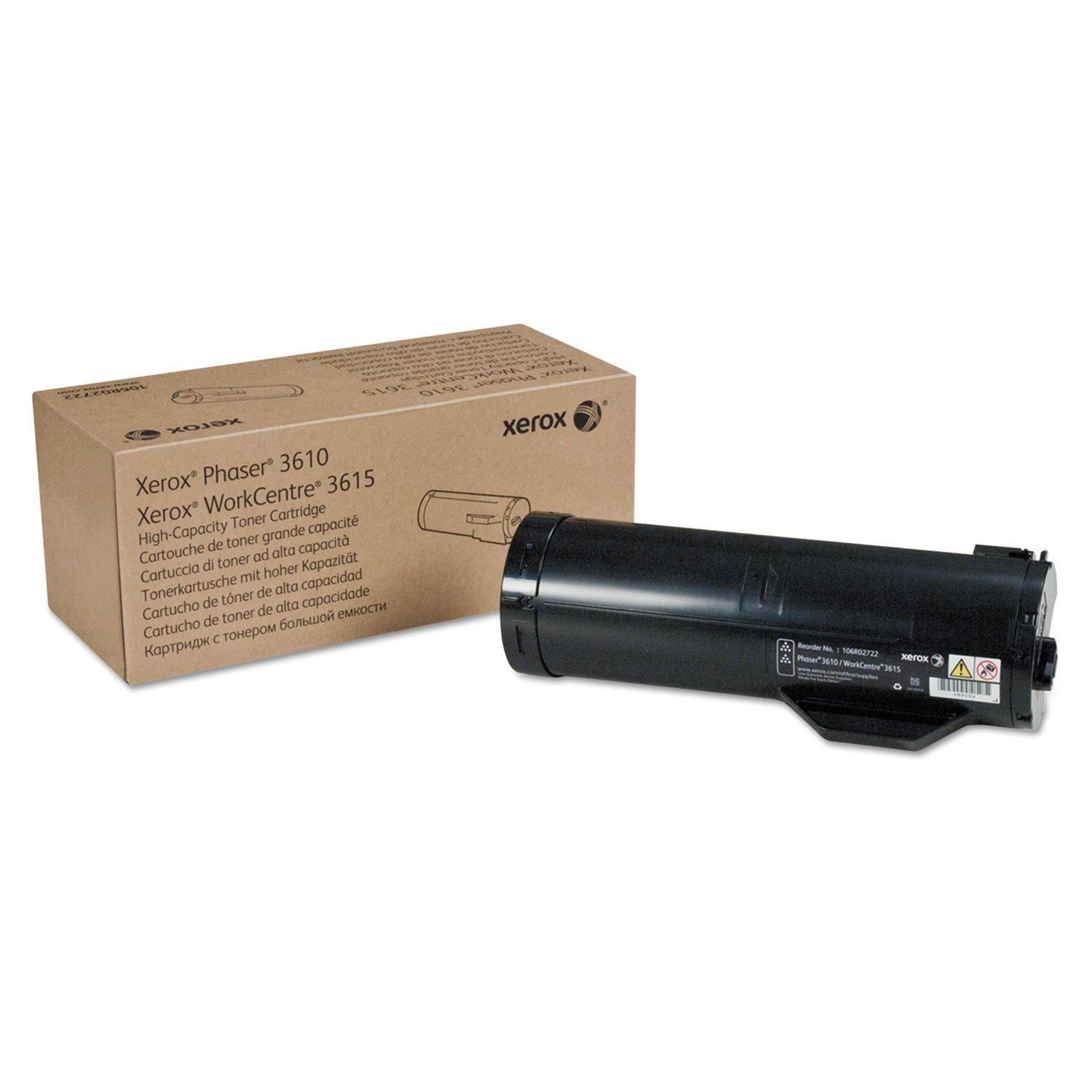 Xerox Phaser 3610/ 3615/ M455/ P455 Black High Capacity Toner Cartridge (14,100 Pages) - 106R02722