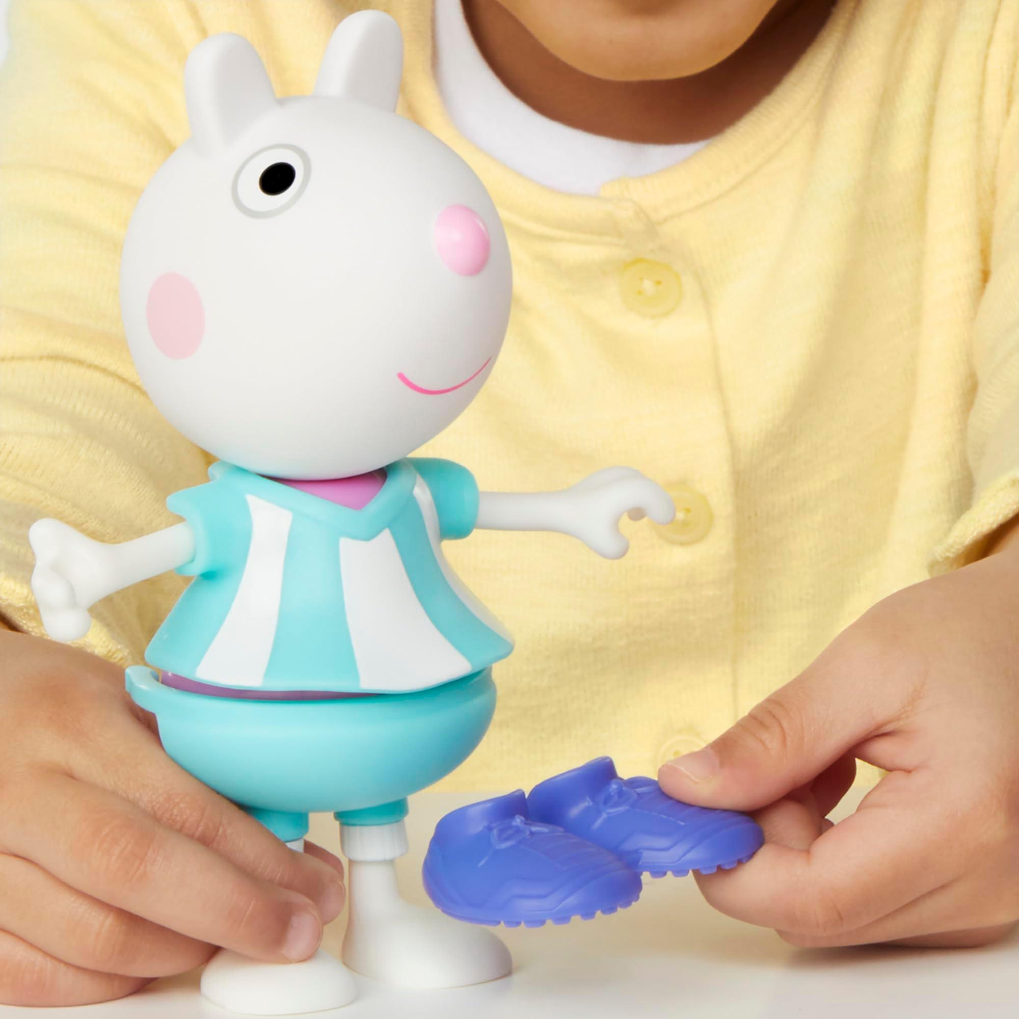 Peppa Pig Suzy Sheep-Up Figure with 6 Easy-On Fashion Accessories, 6-Inch Doll, Preschool Toys for Girls and Boys 3 and Up - Image 7
