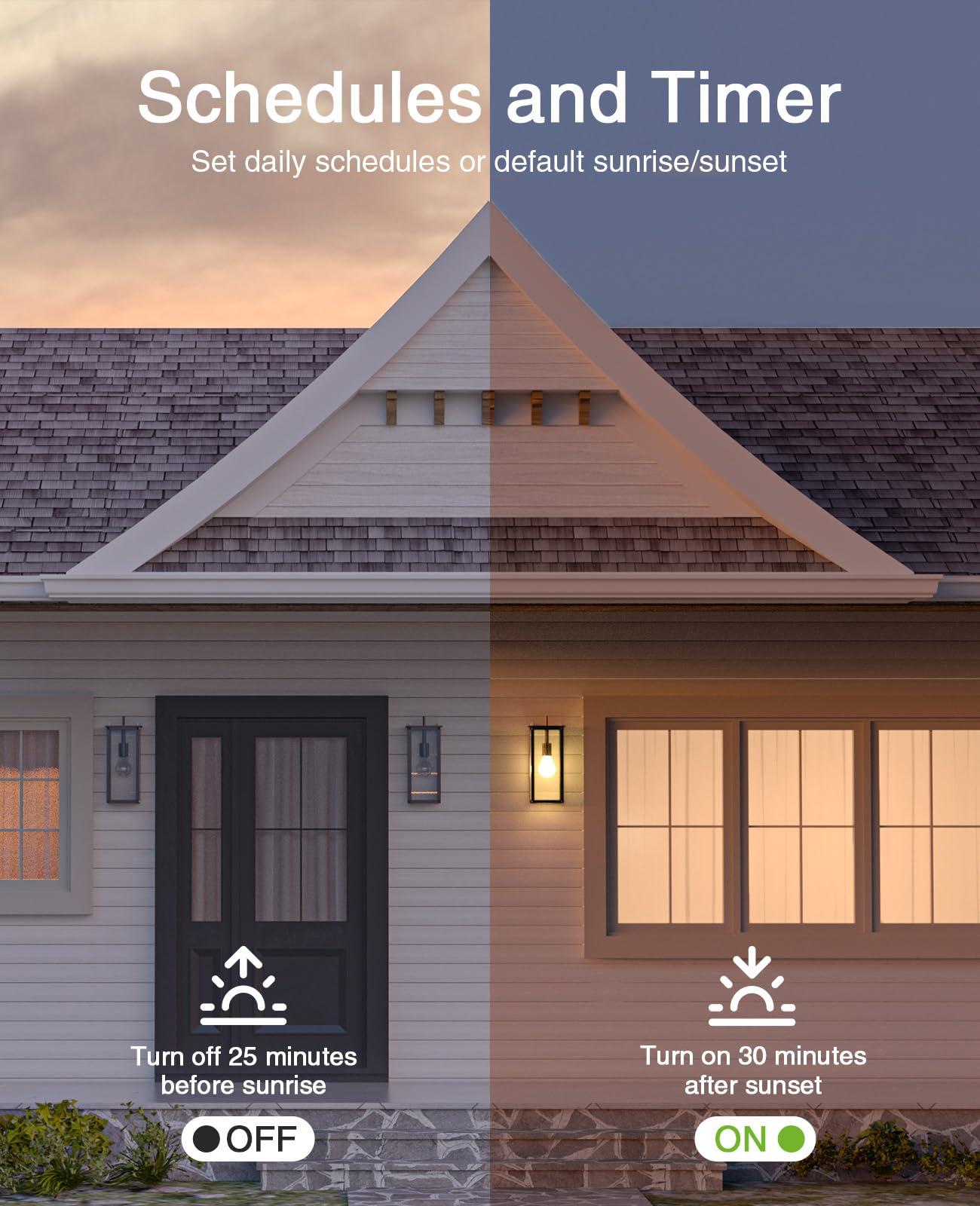 GHome Smart Switch, Smart Wi-Fi Light Switch Works with Alexa and Google Assistant 2.4Ghz, Single-Pole,Neutral Wire Required,UL Certified,Remote/Voice Control, No Hub Required (4 Pack) - Image 5