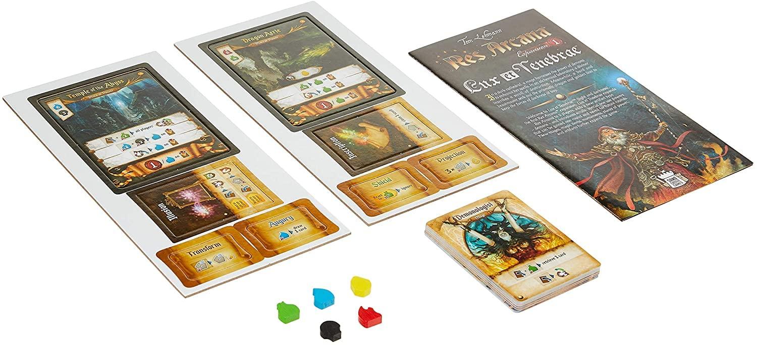 Res Arcana Lux et Tenabrae Board Game EXPANSION - Magical Fantasy Adventure Game, Strategy Game for Kids & Adults, Ages 14+, 2-5 Players, 30-60 Min Playtime, Made by Sand Castle Games - Image 5