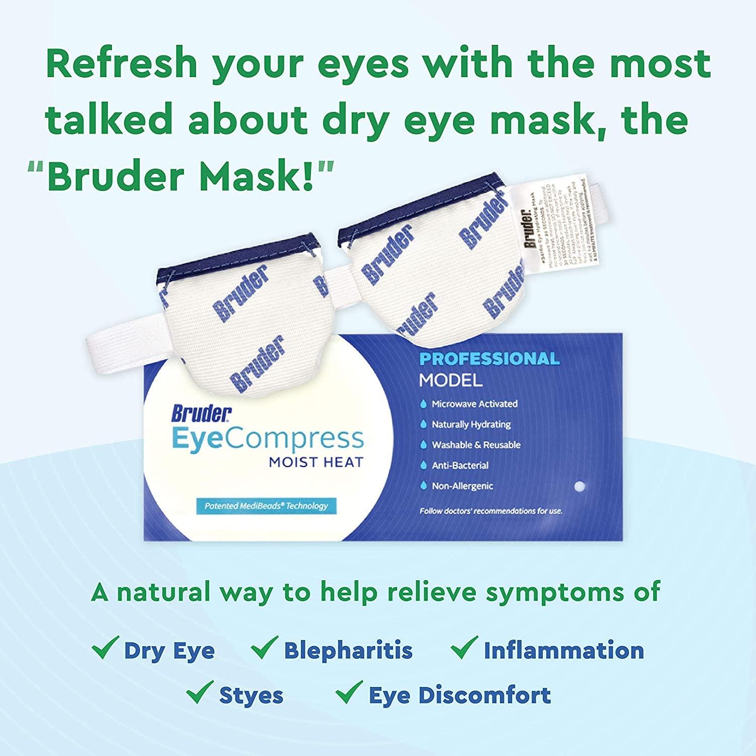 Bruder Moist Heat Eye Compress | Microwave Activated | Fast Acting and Effective Relief for Dry Eye and Other Eye Irritation - Image 5
