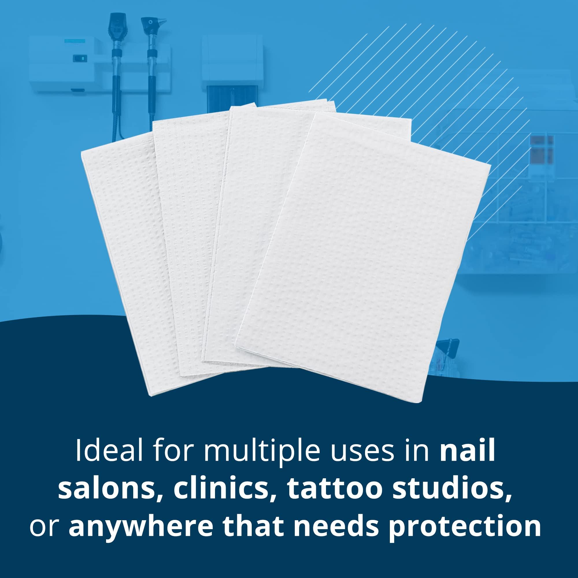 Avalon Papers Professional Towels, White, 13" x 18" (Pack of 500) - Waffle Embossed - 3-Ply Tissue - Dental Consumables (1001A) - Image 4