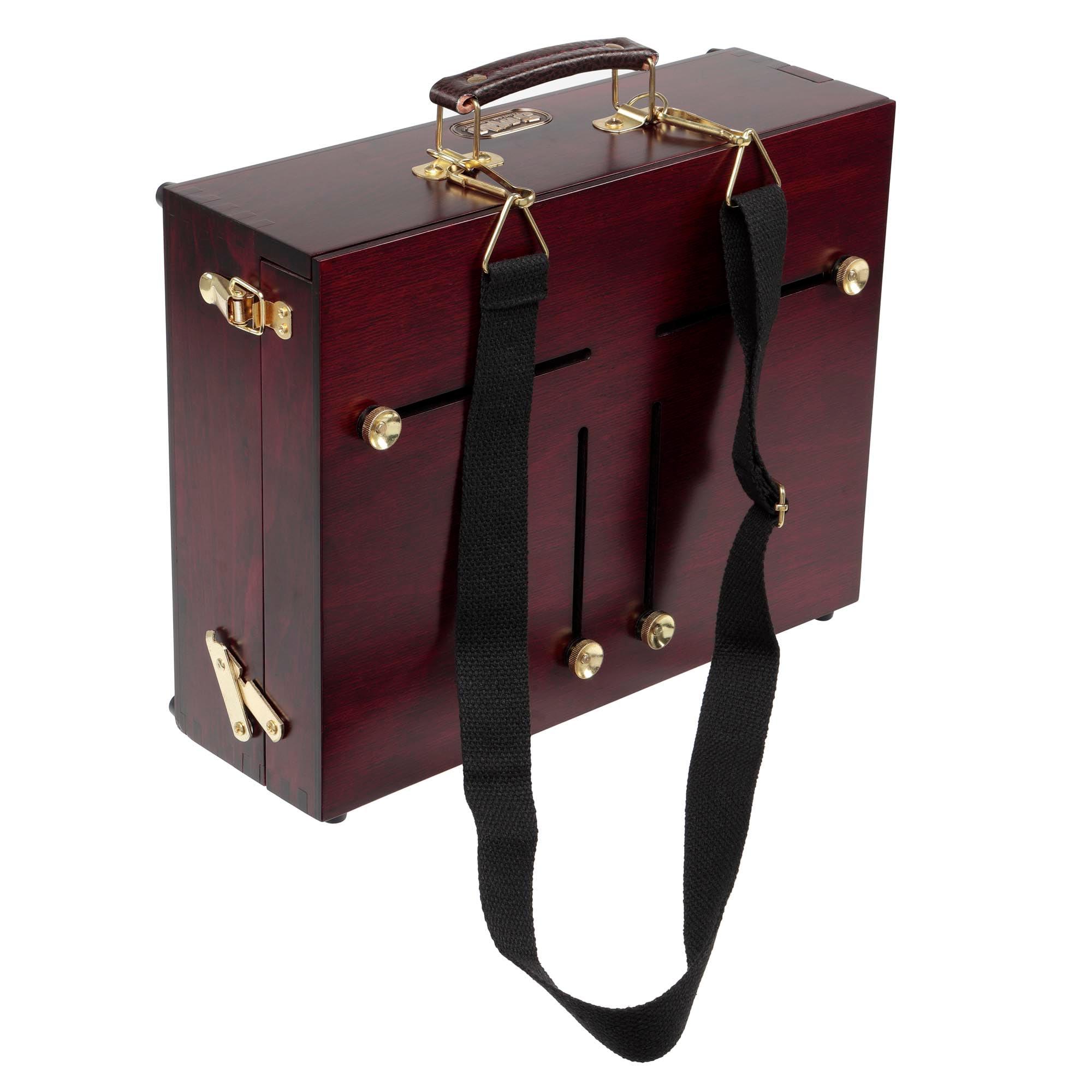 Soho Urban Artist Scout Pochade Box for Plein Air Painting Easel with Storage, Lightweight & Portable, Mahogany Finish - Image 6