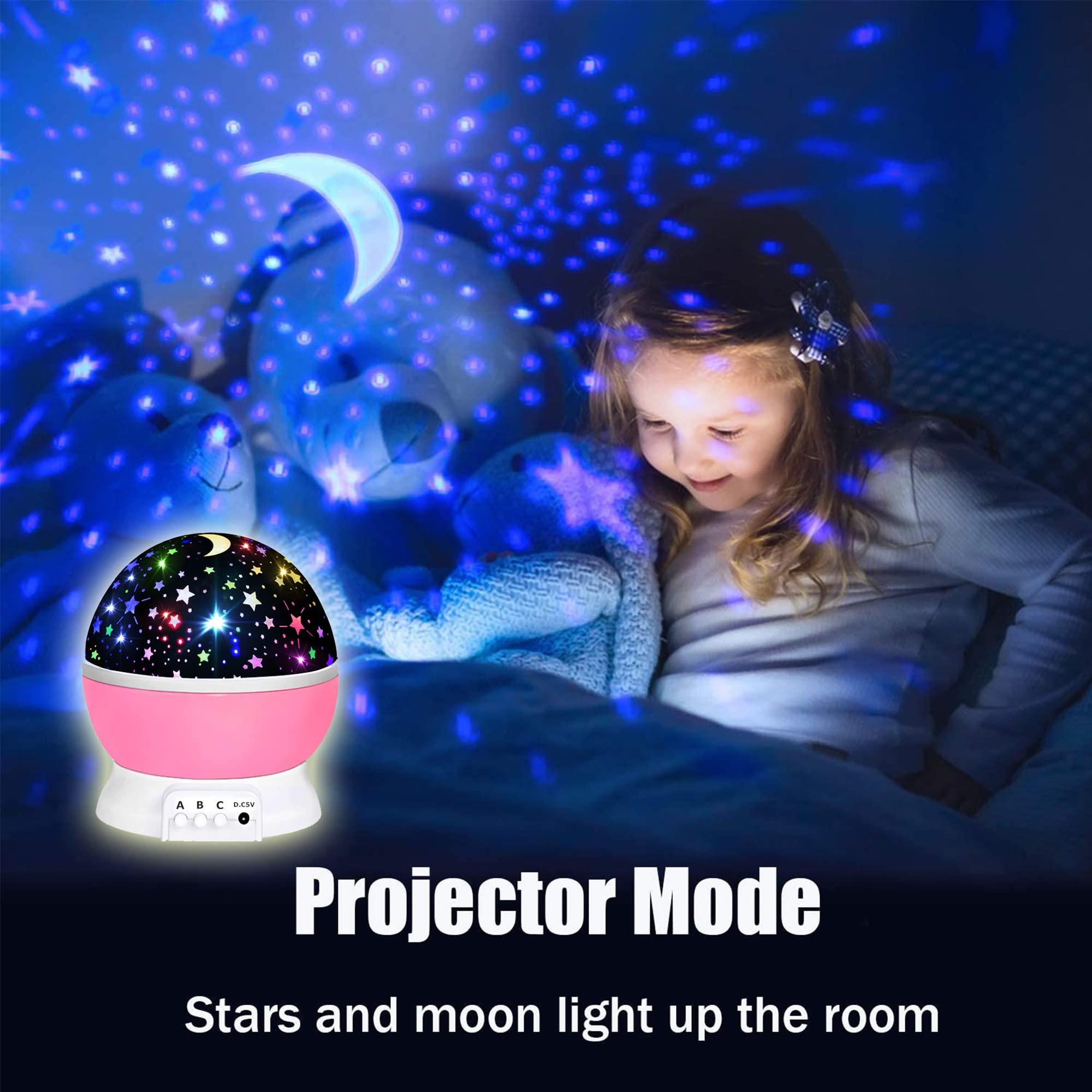 Toys for 1-10 Year Old Girls,Star Projector for Kids 2-9 Year Old Girl Gifts Toys for 3-8 Year Old Girls Christmas Gifts for 4-7 Year Old Boys Birthday Gifts Stocking Stuffers for Kids - Image 5