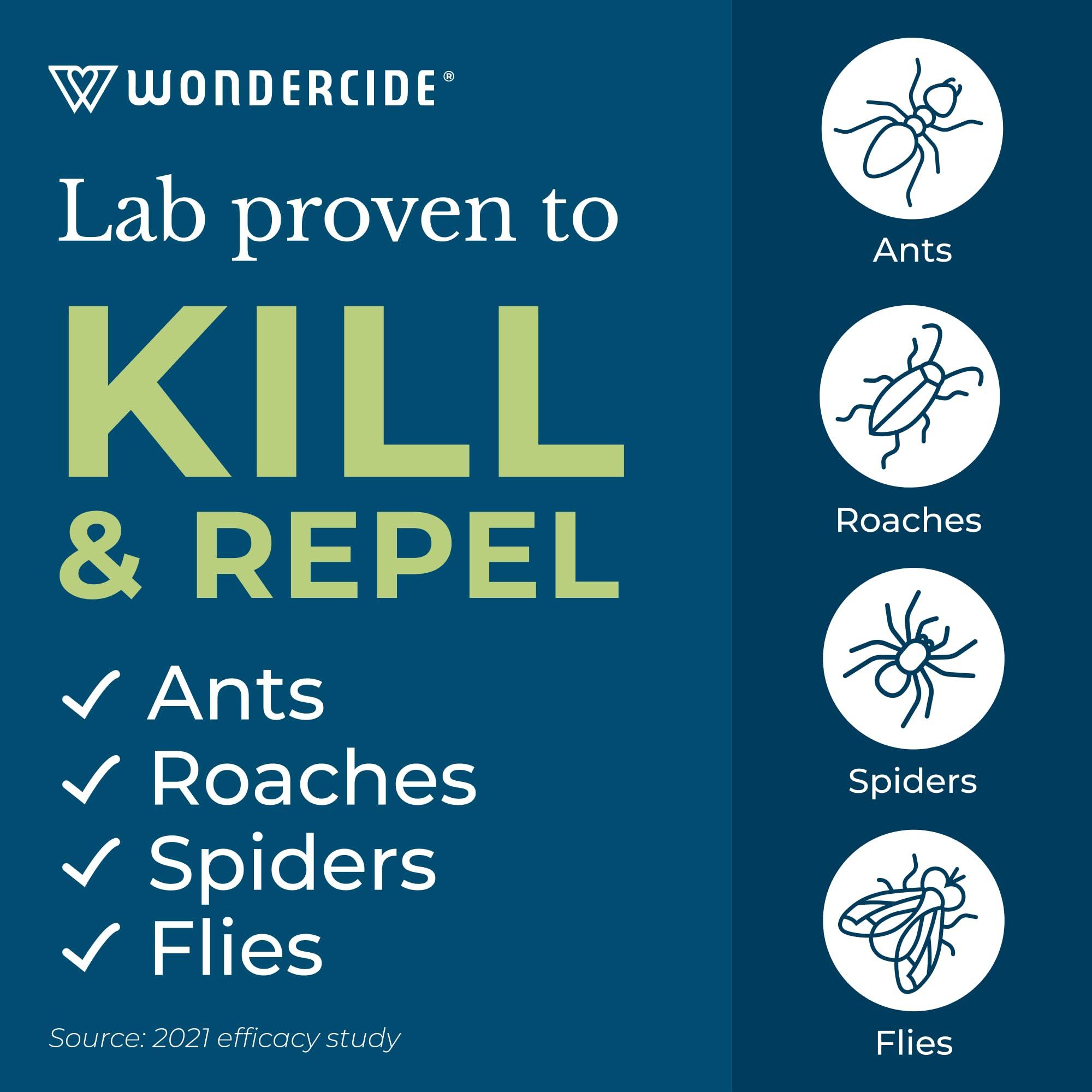 Wondercide - Indoor Pest Control Spray for Home and Kitchen - Ant, Roach, Spider, Fly, Flea, Bug Killer and Insect Repellent - with Natural Essential Oils - Pet and Family Safe — Lemongrass 32 oz - Image 2