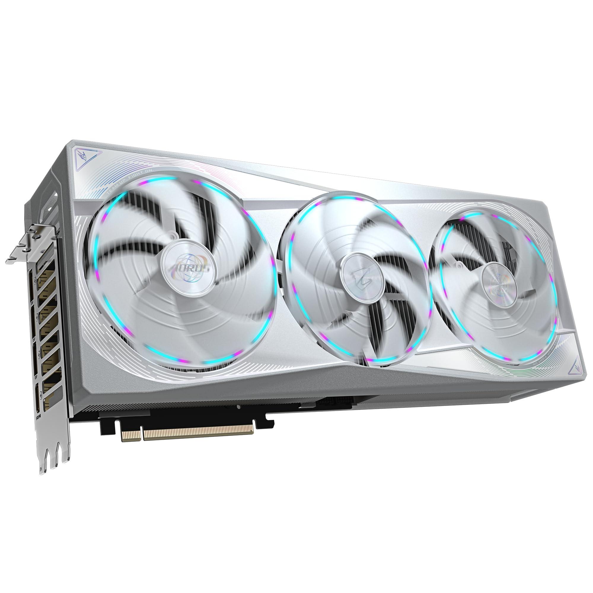 Gigabyte AORUS GeForce RTX 5080 Master ICE 16G Graphics Card - 16GB GDDR7, 256 Bit, PCI-E 5.0, 2805MHz Core Clock, 3 x DP 2.1a, 1 x HDMI 2.1b, NVIDIA DLSS 4, GV-N5080AORUSM ICE-16GD - Image 3