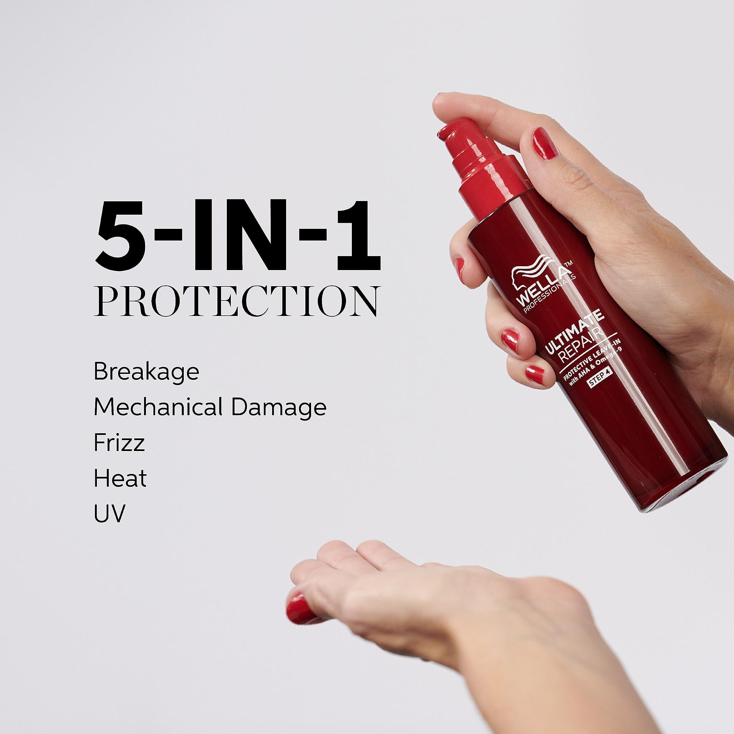 Wella Professionals ULTIMATE REPAIR Protective Leave-In Treatment for Damaged Hair | Thermal, UV Protection | Repairs & Smoothens | For All Hair Types | 4.7 Fl Oz - Image 3