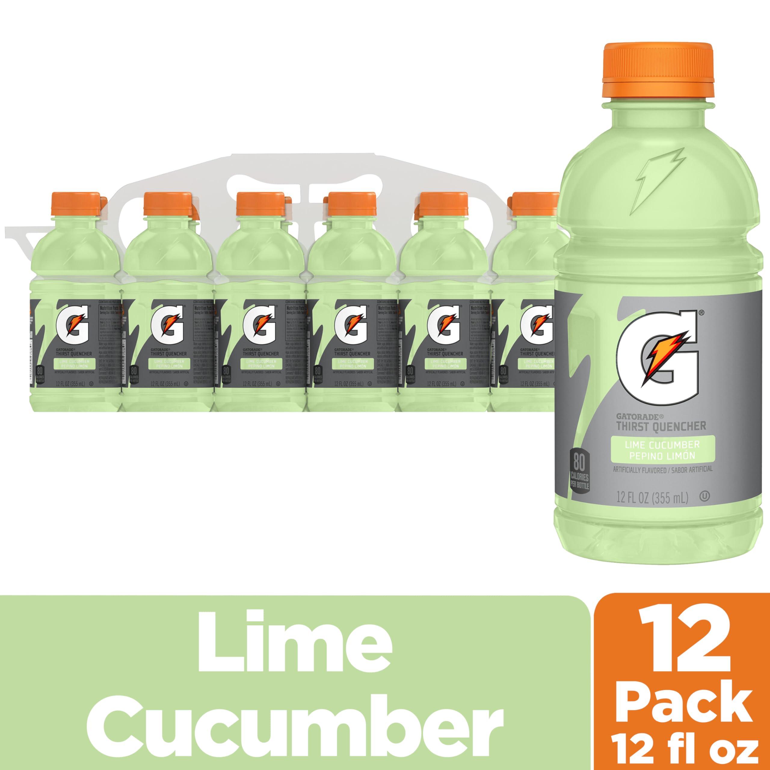 Gatorade Thrist Quencher, Lime Cucumber, 12 Fl Oz (Pack of 12) - Image 3