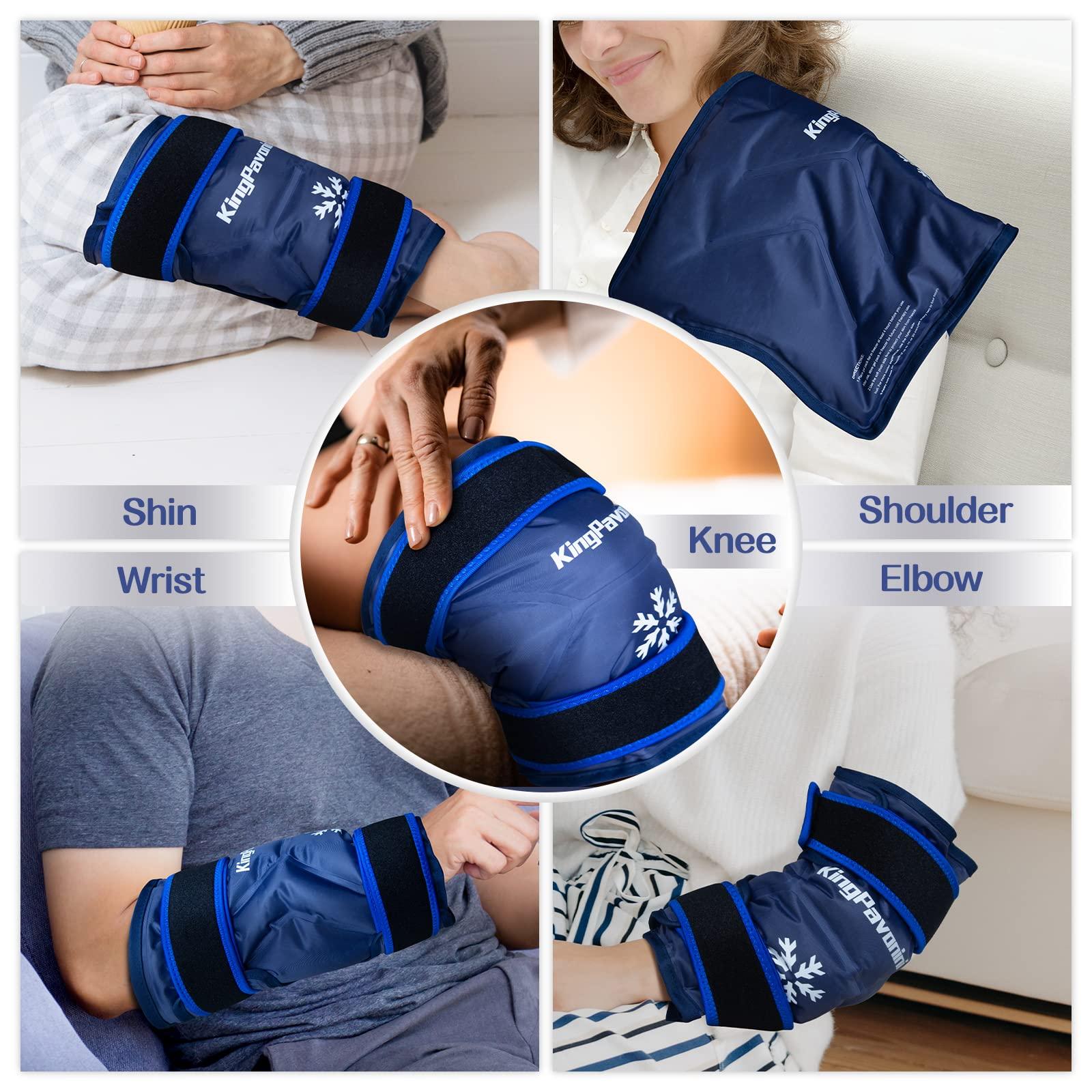 XXL Knee Ice Pack Wrap Around Entire Knee After Surgery, Reusable Gel Pack for Injuries, Large Ice Pack for Pain Relief, Swelling, Surgery, Sports Injuries, 1 Pack - Image 7