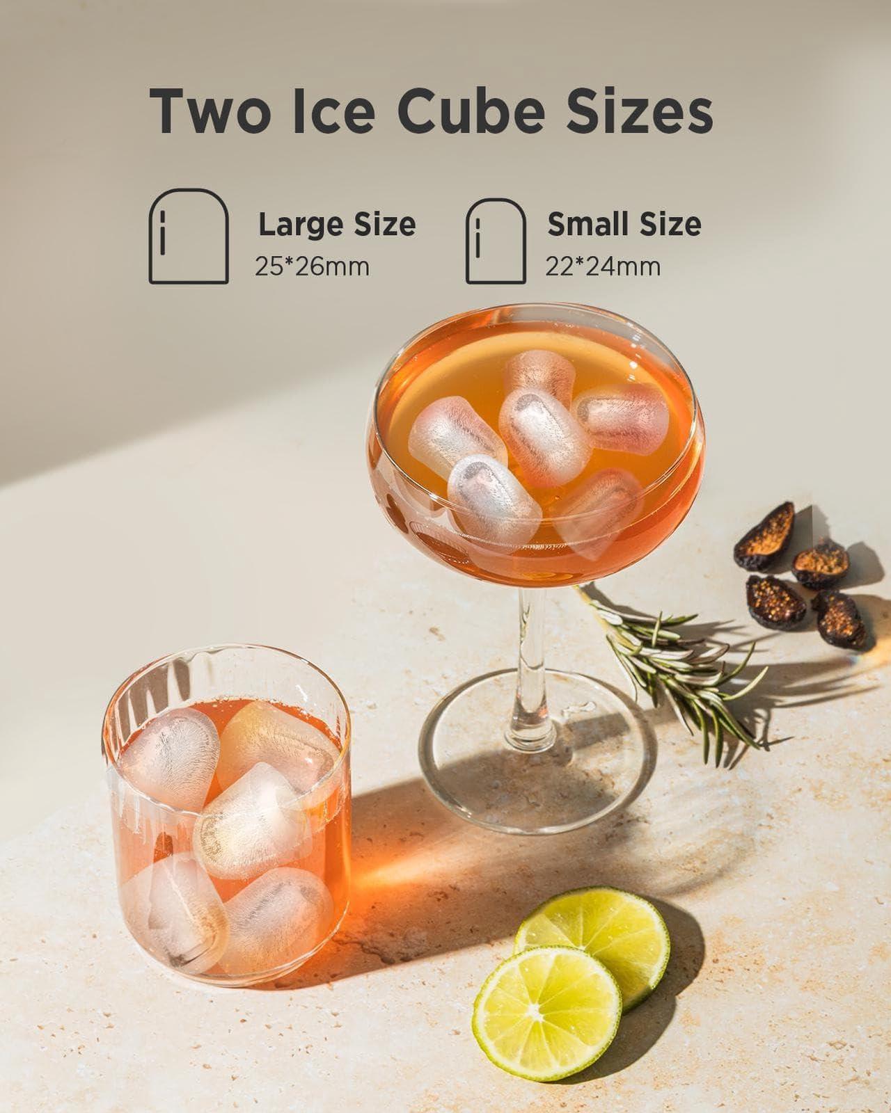 Totnz Countertop Ice Maker Machine, 26lbs in 24Hrs, 9 Ice Cubes Ready in 6 Mins, Auto-Cleaning Portable Ice Maker with Basket and Scoop, for Home/Kitchen/Camping/RV - Image 4