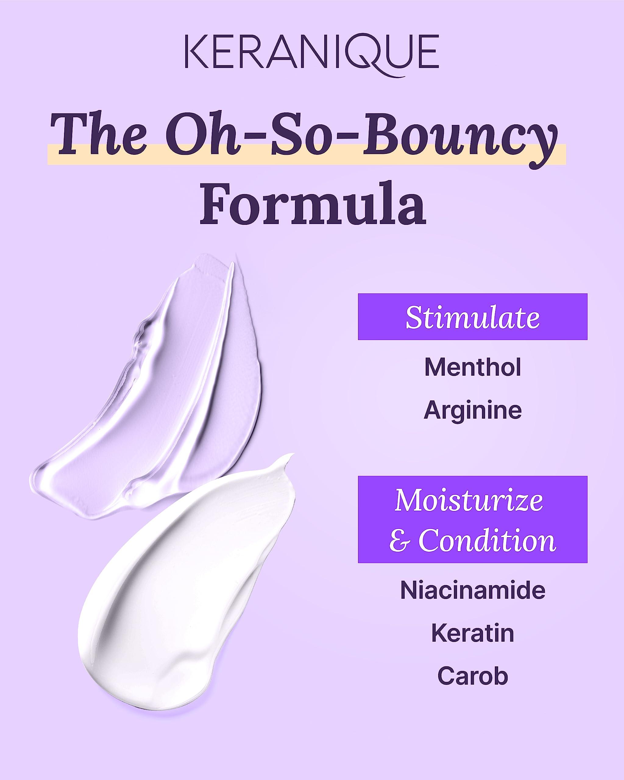 Keranique Volumizing Shampoo and Conditioner Set for Hair Repair and Growth with Biotin and Keratin for Women, Thinning Hair Formula, 8 Fl Oz Each - Image 4