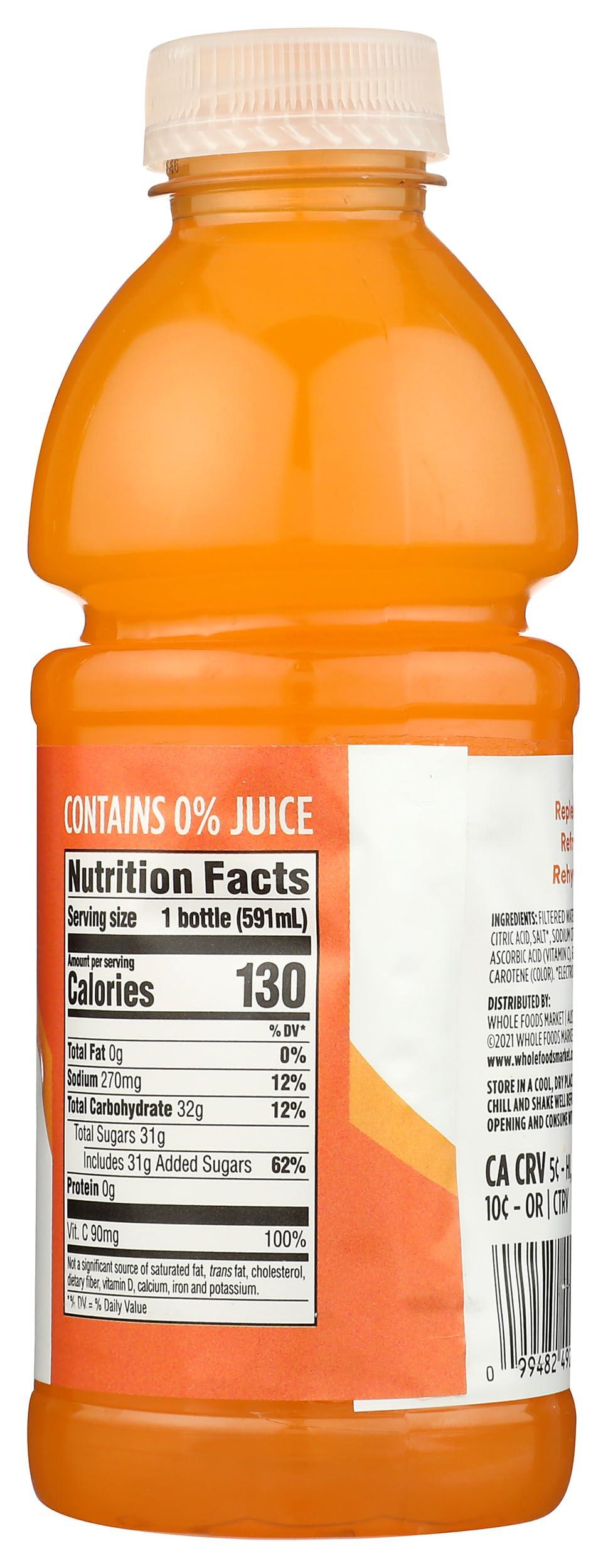 365 by Whole Foods Market, Sports Drink, Orange, 20 Fl Oz - Image 3