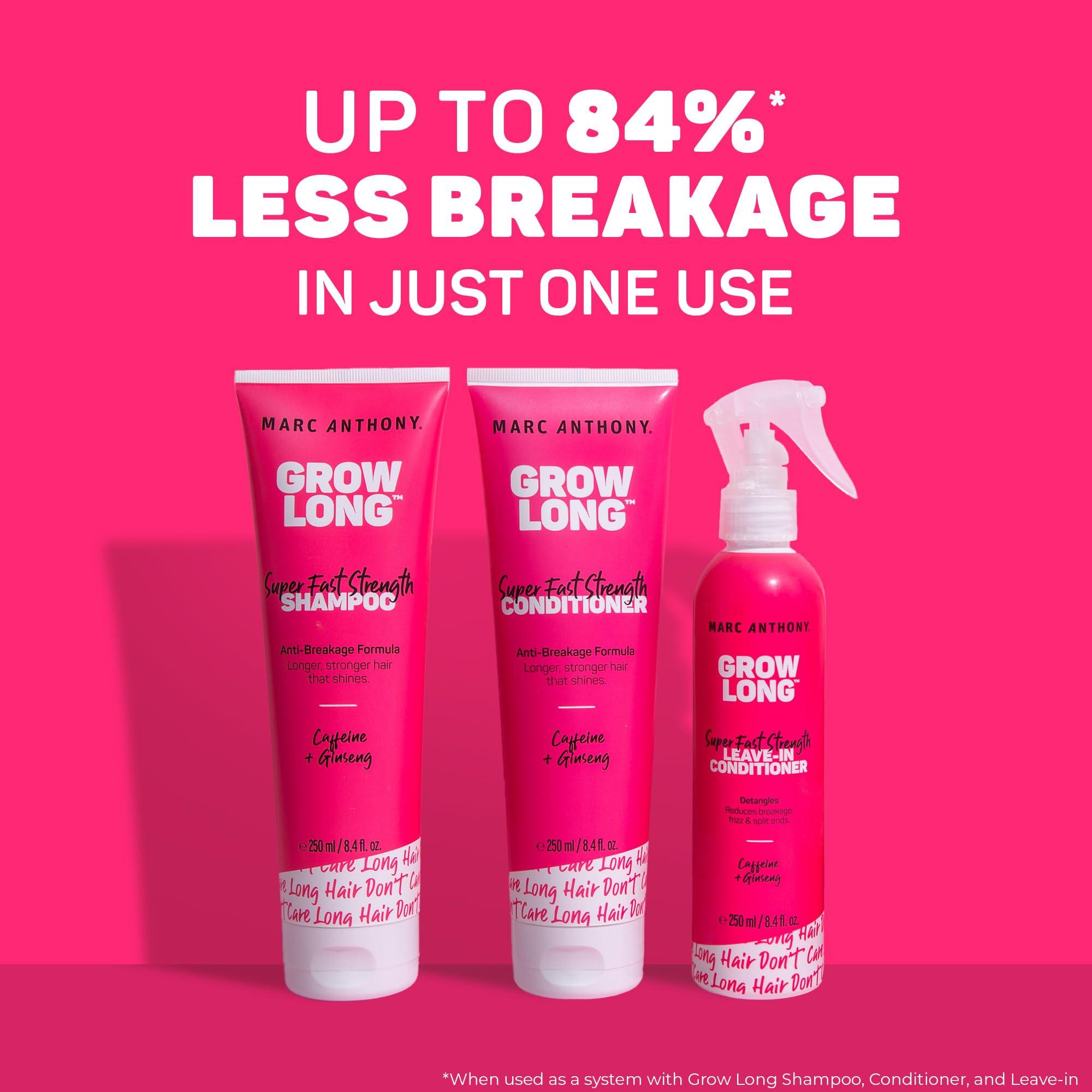 Marc Anthony Shampoo and Conditioner Set, Grow Long Biotin - Anti-Frizz Deep Conditioner For Split Ends & Breakage - Vitamin E, Caffeine & Ginseng for Curly, Dry & Damaged Hair - Image 6
