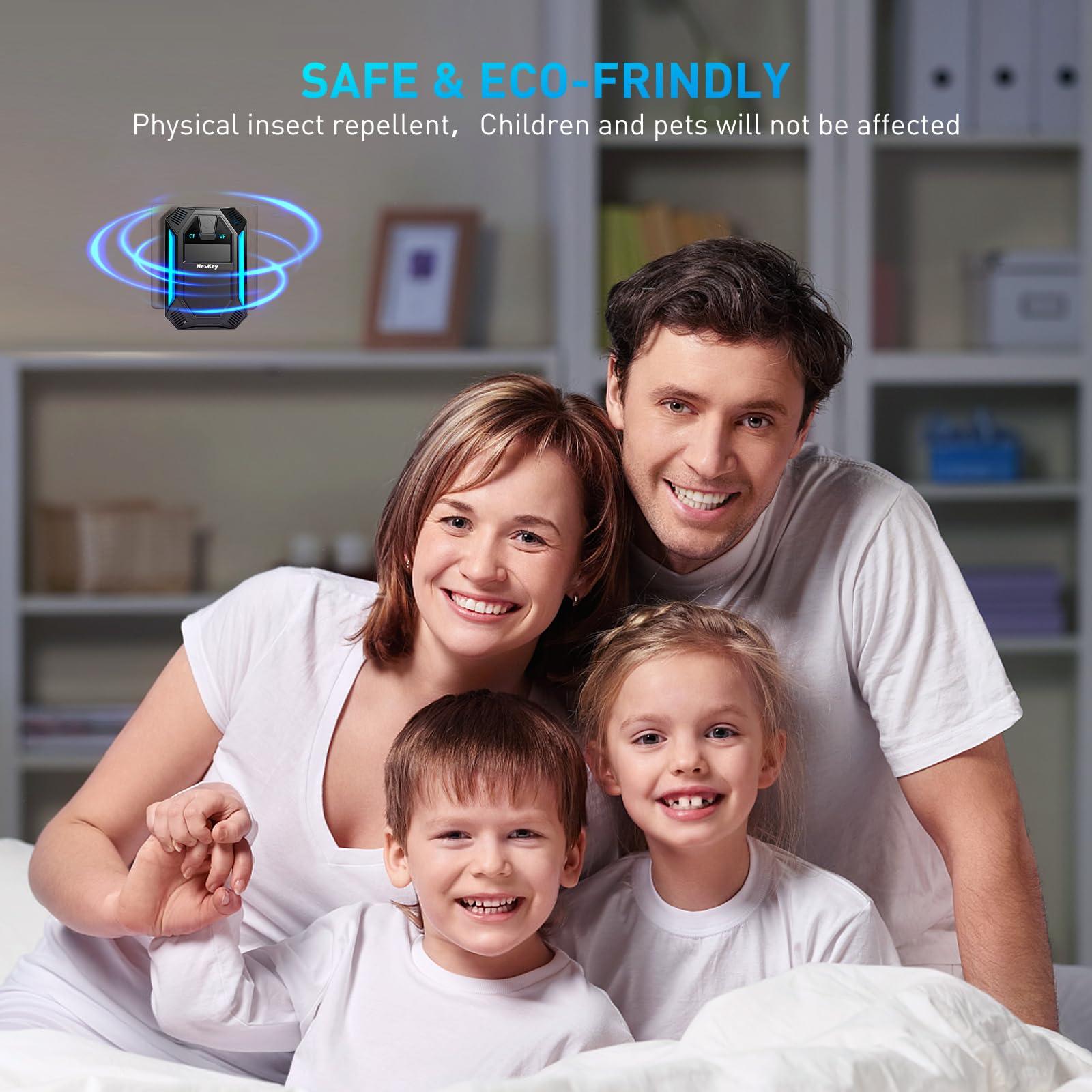 2025 Upgraded Version Ultrasonic Pest & Insect Repeller, Ultrasonic Repellent for Roach, Rodent, Mouse, Bugs, Mosquito, Mice, Spider, Ant,Electronic Plug in Pest Control,2 Mode Switching,6 Packs - Image 4