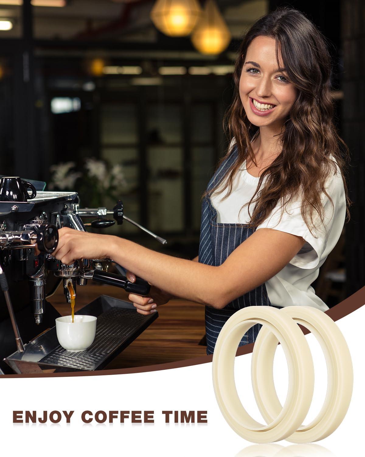2PCS 54mm Silicone Steam Ring for Breville Espresso Machine 878/870/860/880/810/840/450/500 and Sage 880/878/875/870/810/500, Breville Espresso Machine Accessories Grouphead Gasket Replacement Part - Image 7